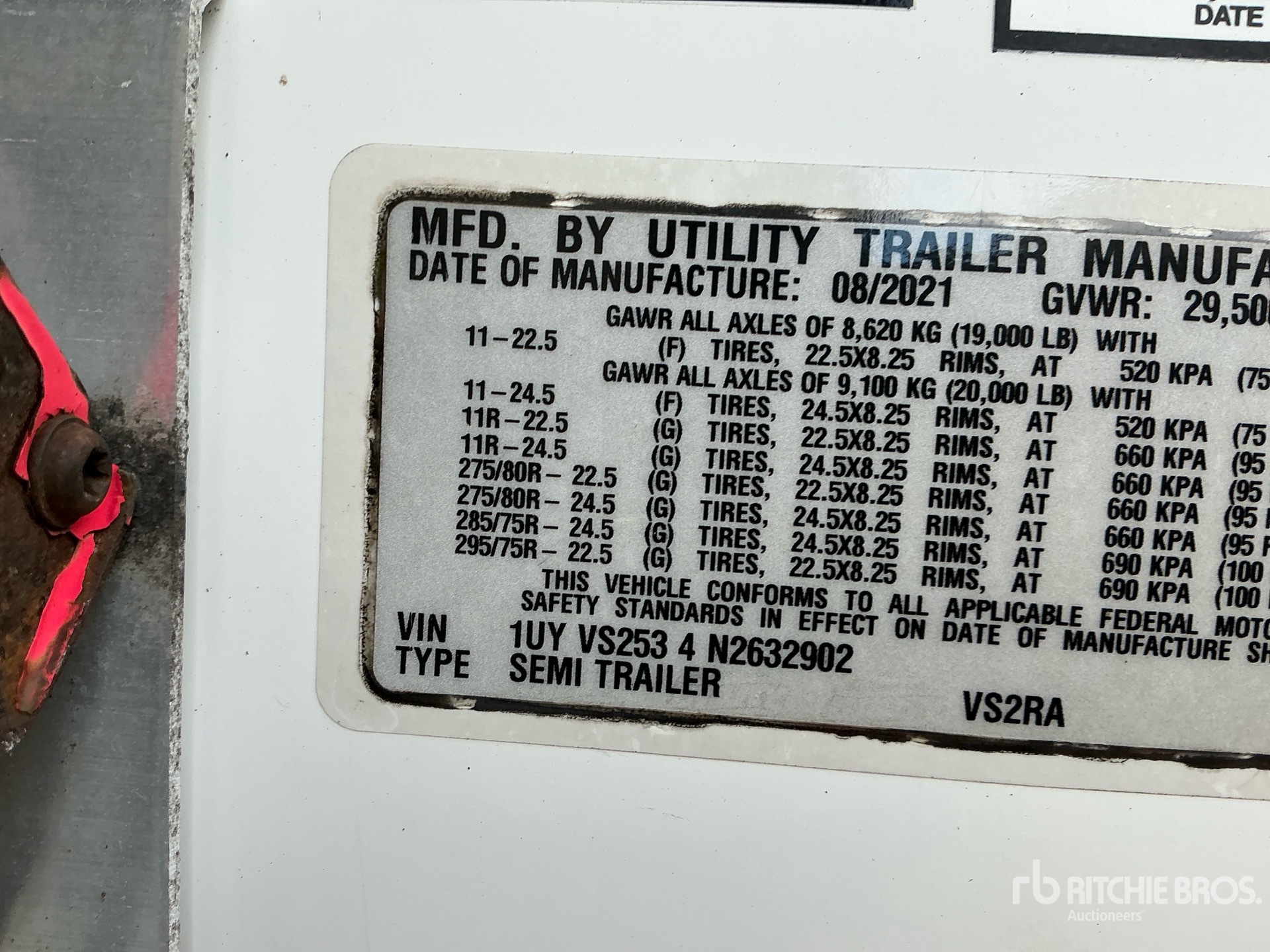 2022 Utility 53 FT X 102 IN T/A