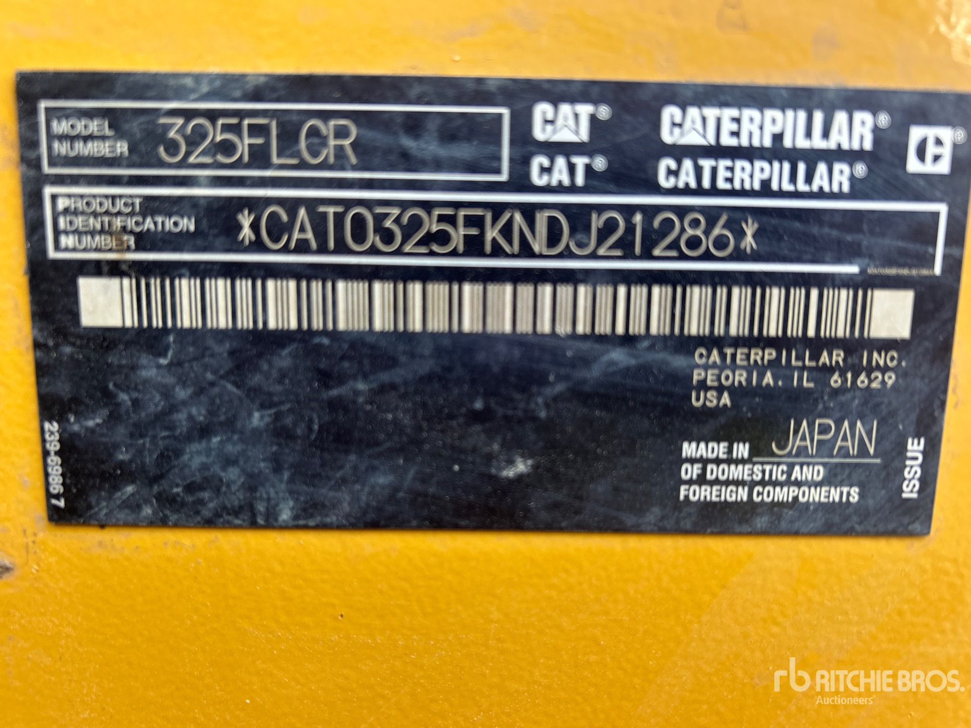 2019 Caterpillar 325F LCR