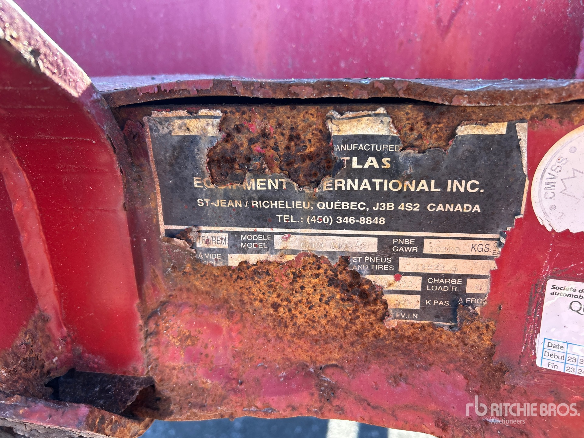 2000 Max Atlas T/A