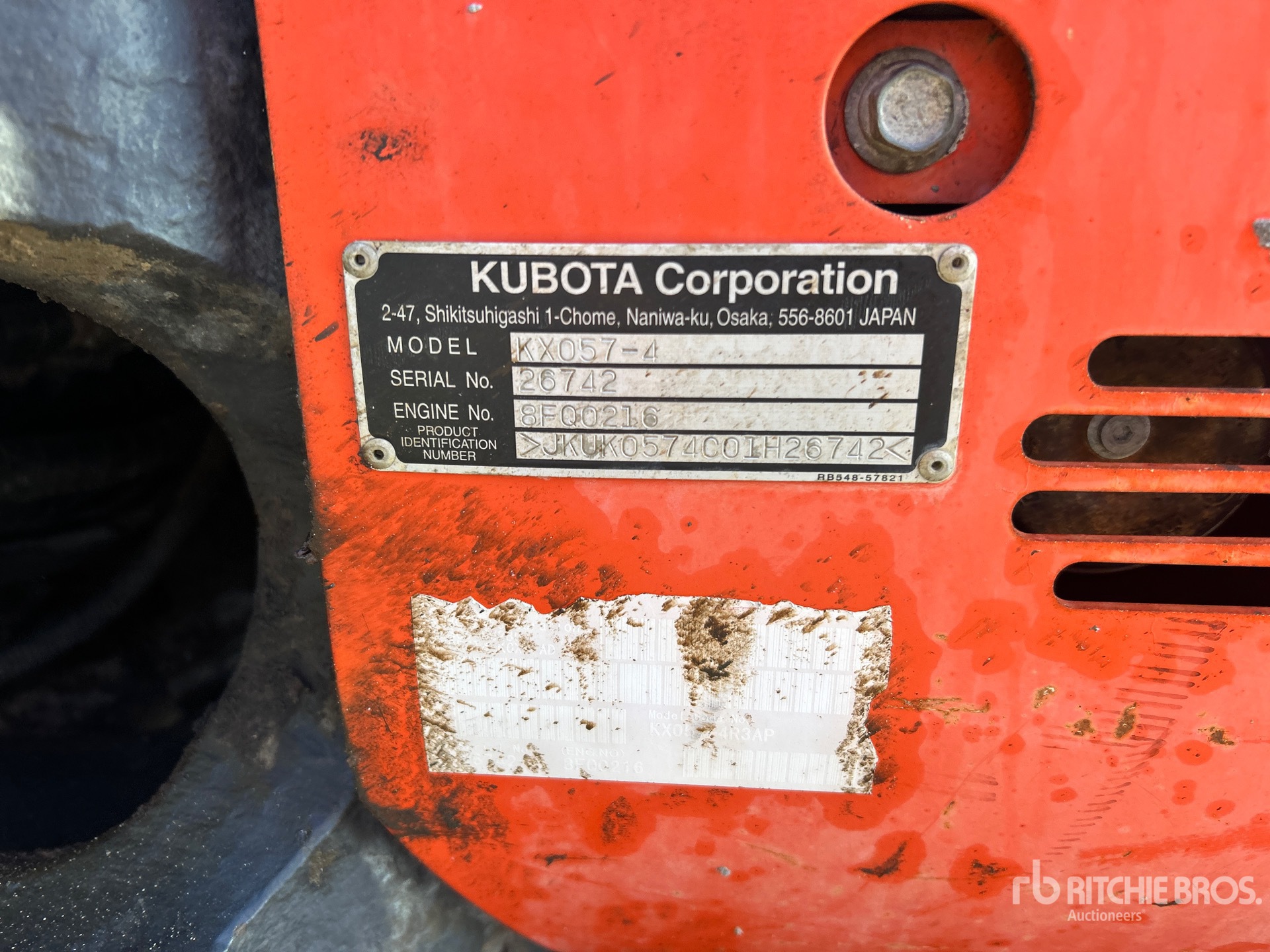 Photo of 2016 Kubota KX057-4