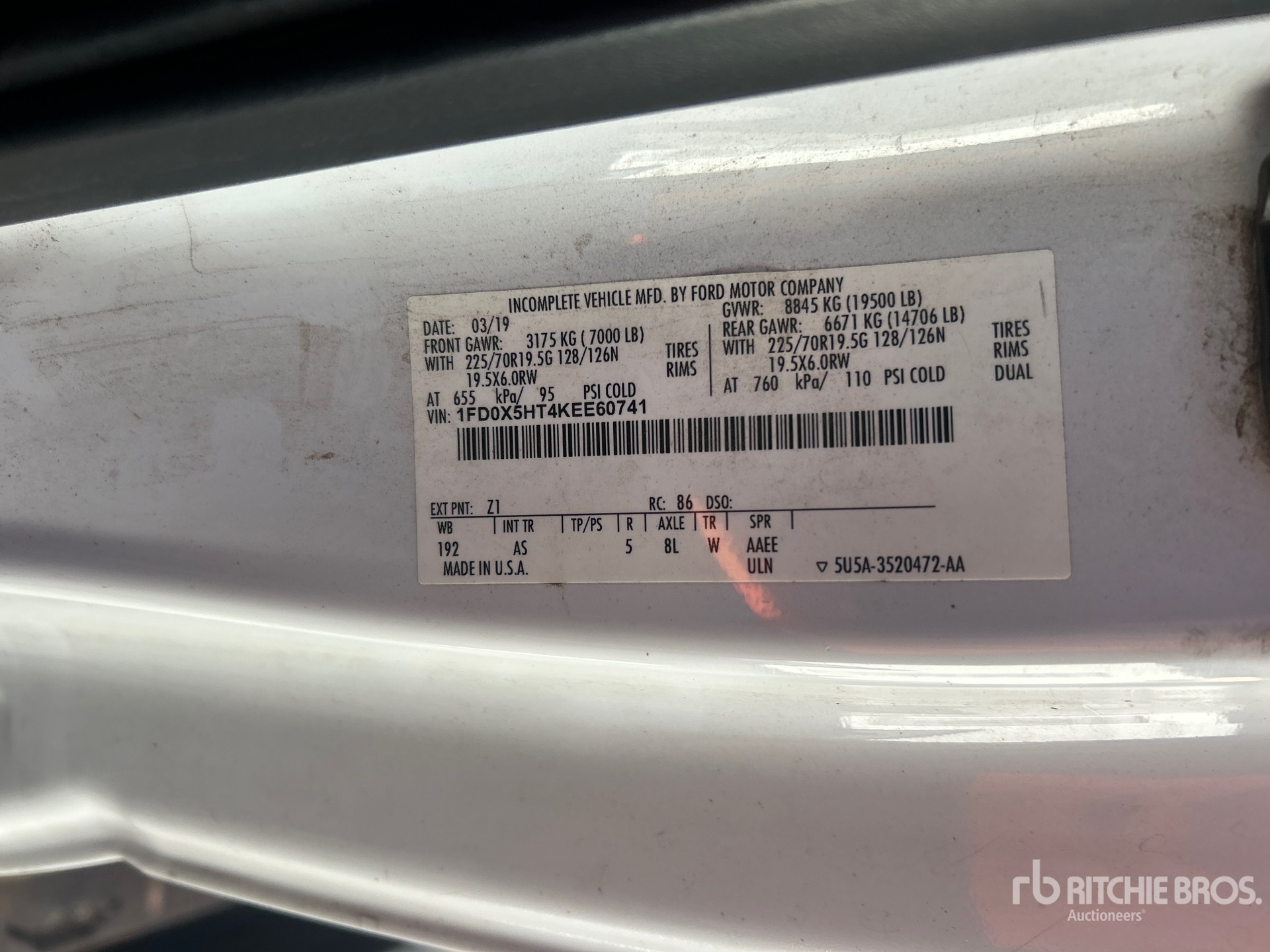 2019 Ford F-550