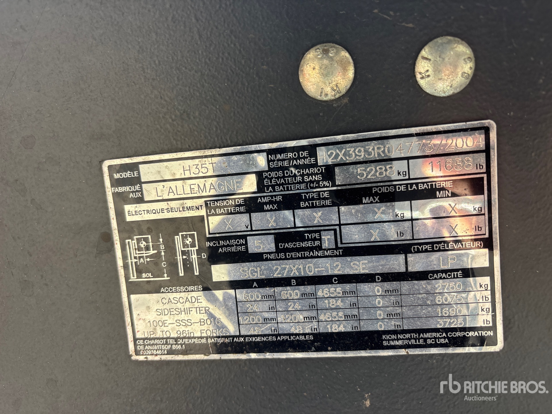 2004 Linde H35T