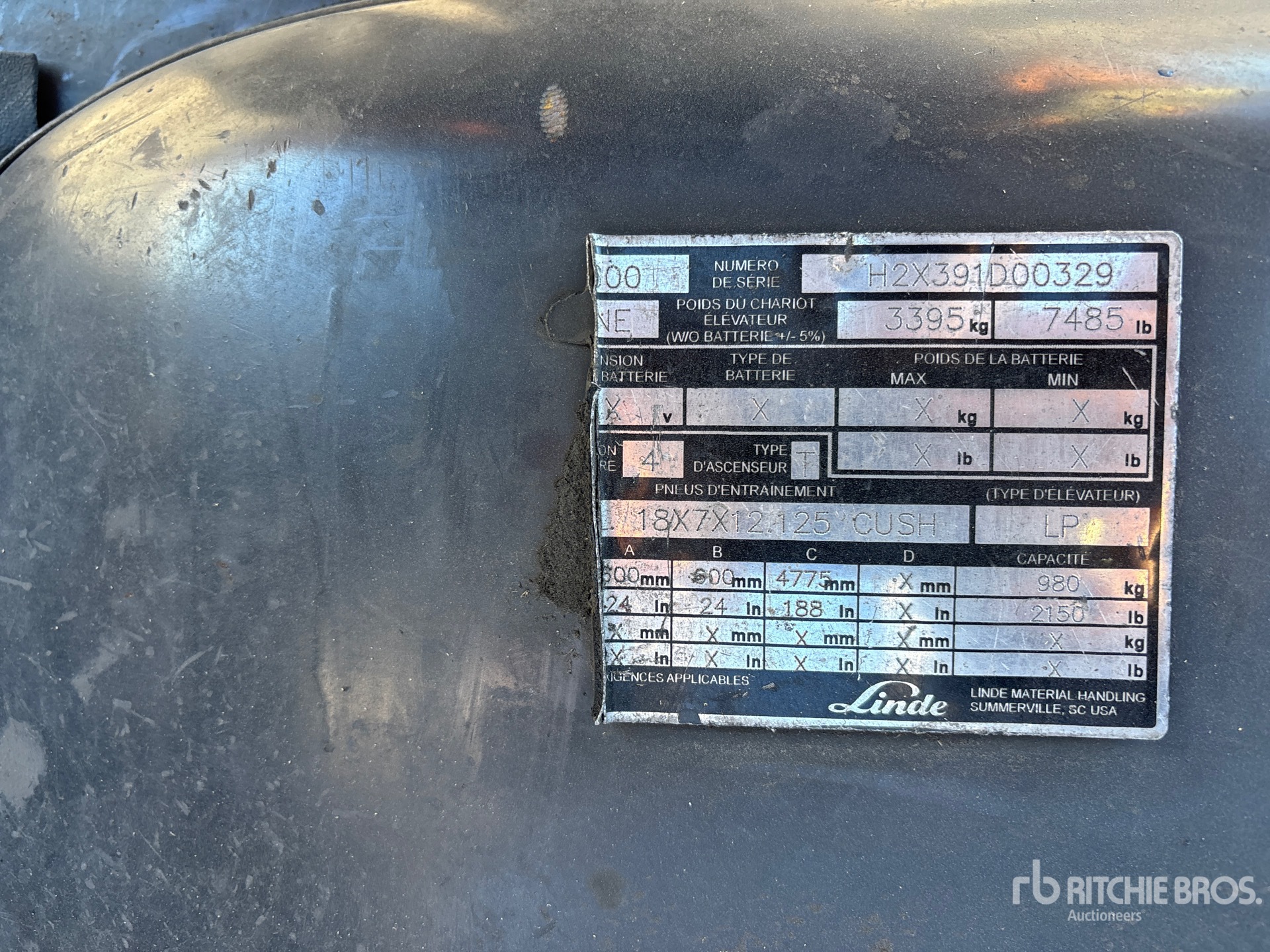 2013 Linde H20CT/600