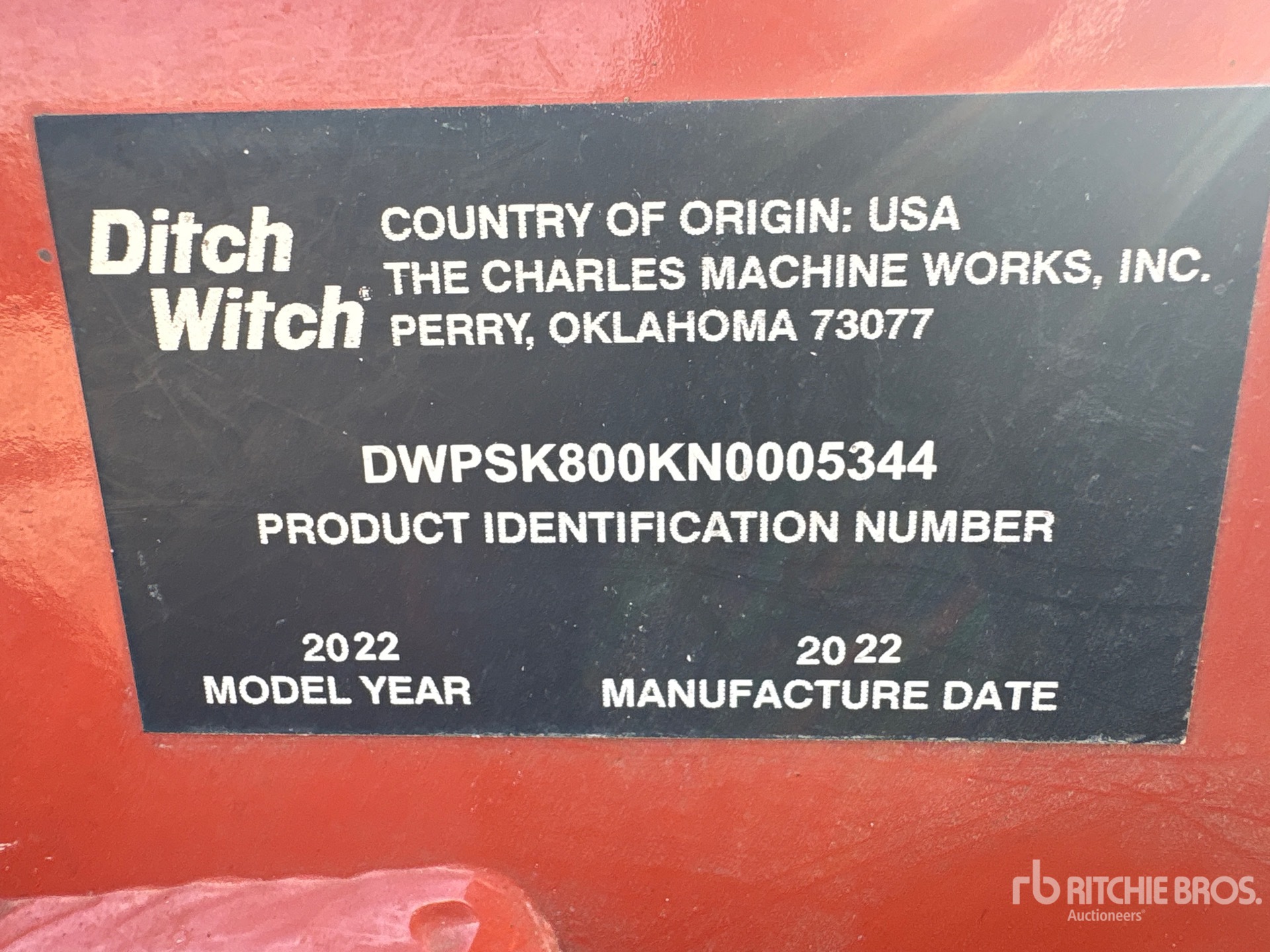 2022 Ditch Witch SK800
