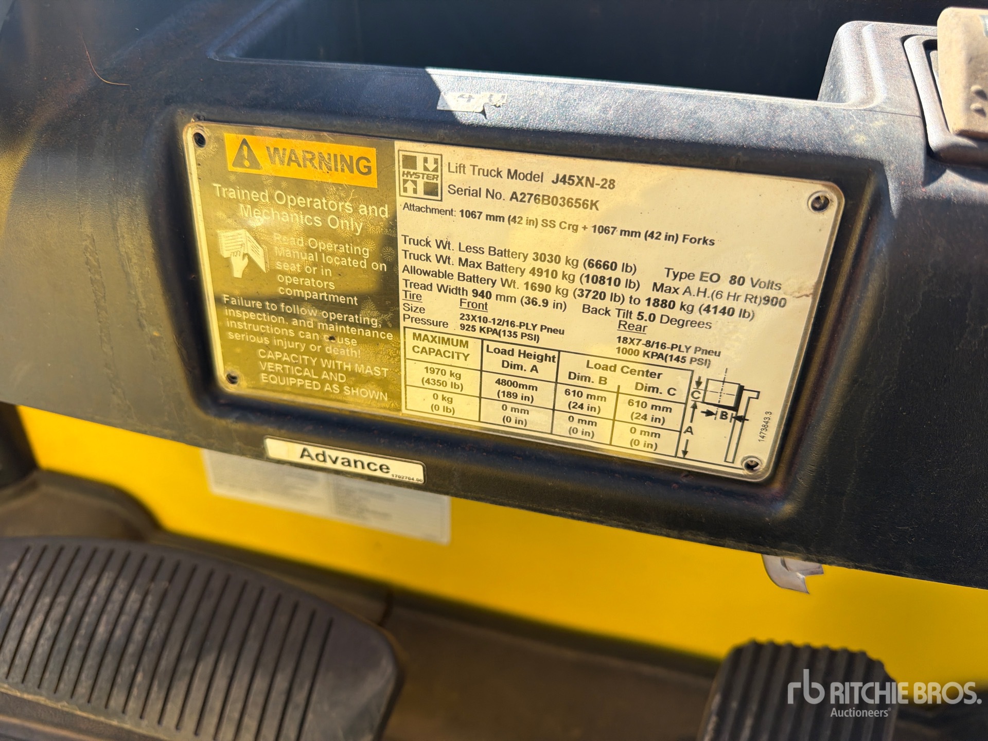 2012 Hyster J45XN-28