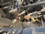 Engine with A/C Compressor