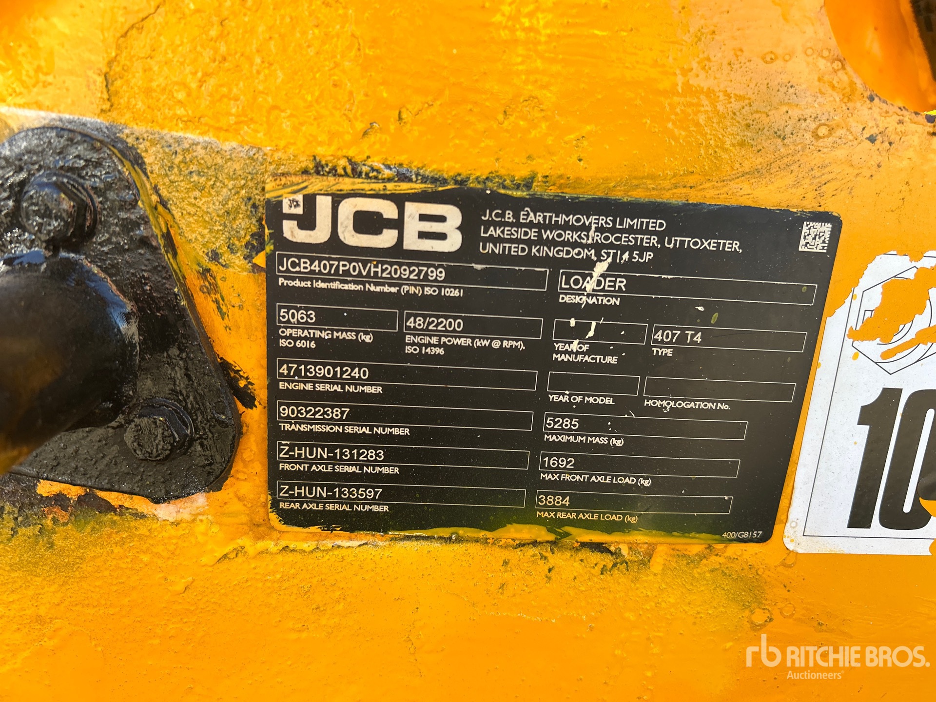 2017 JCB 407