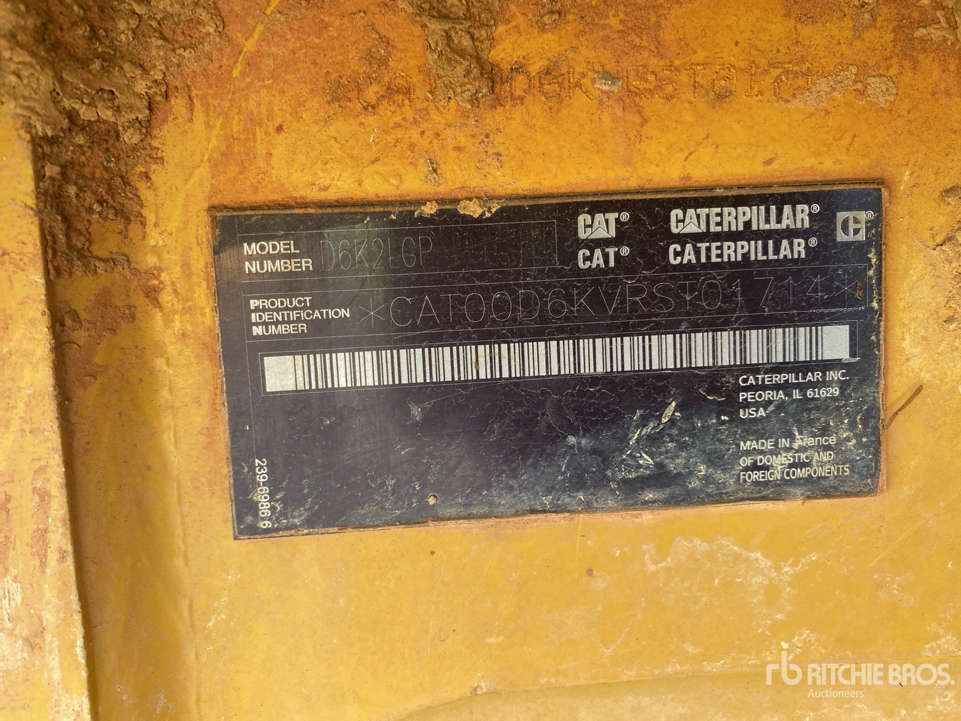 2015 Caterpillar D6K2 LGP