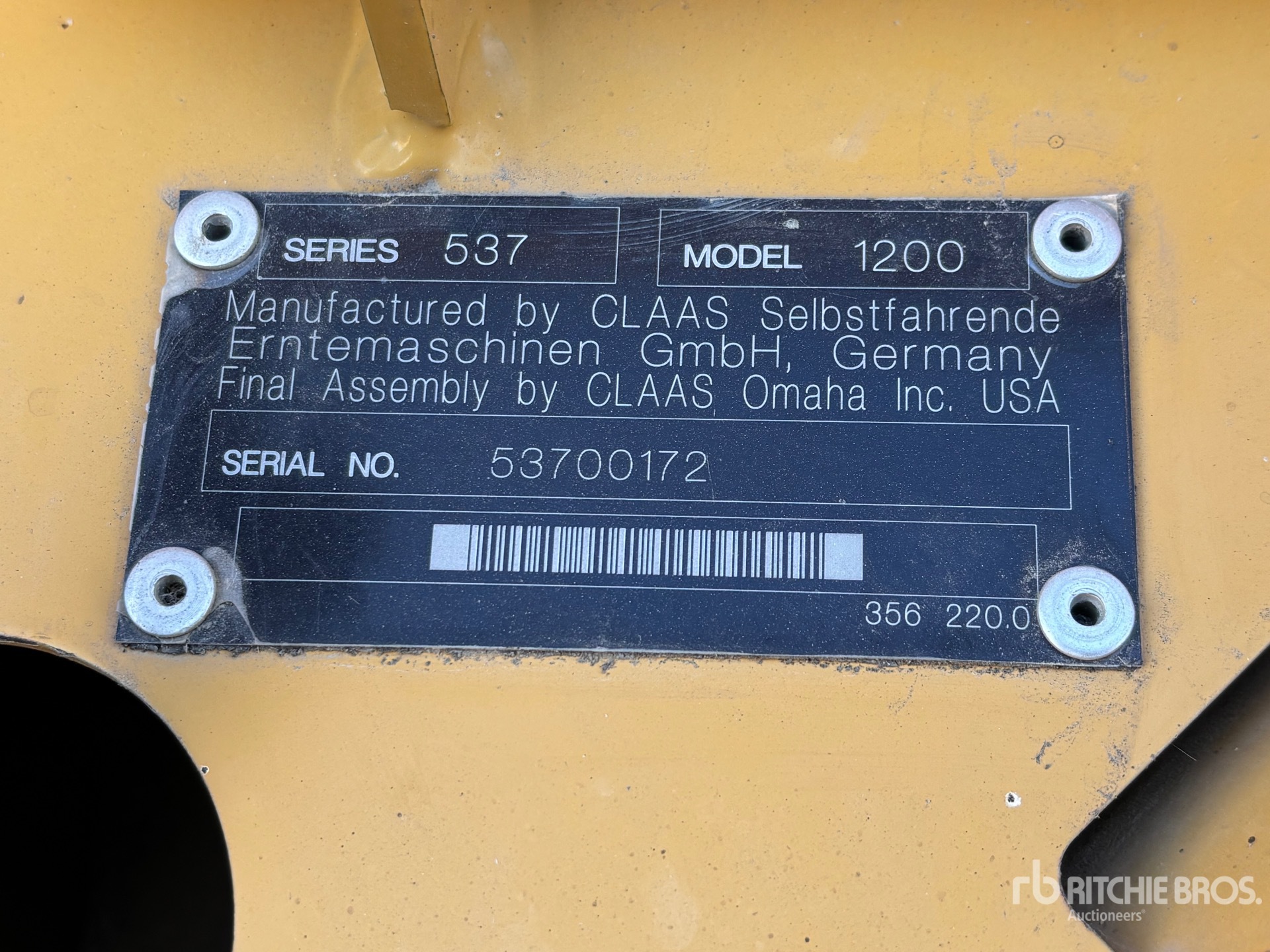 2014 Claas MAXFLO 1200
