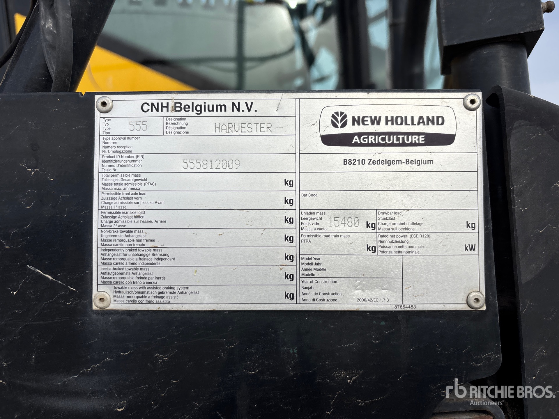 2012 New Holland FR9090