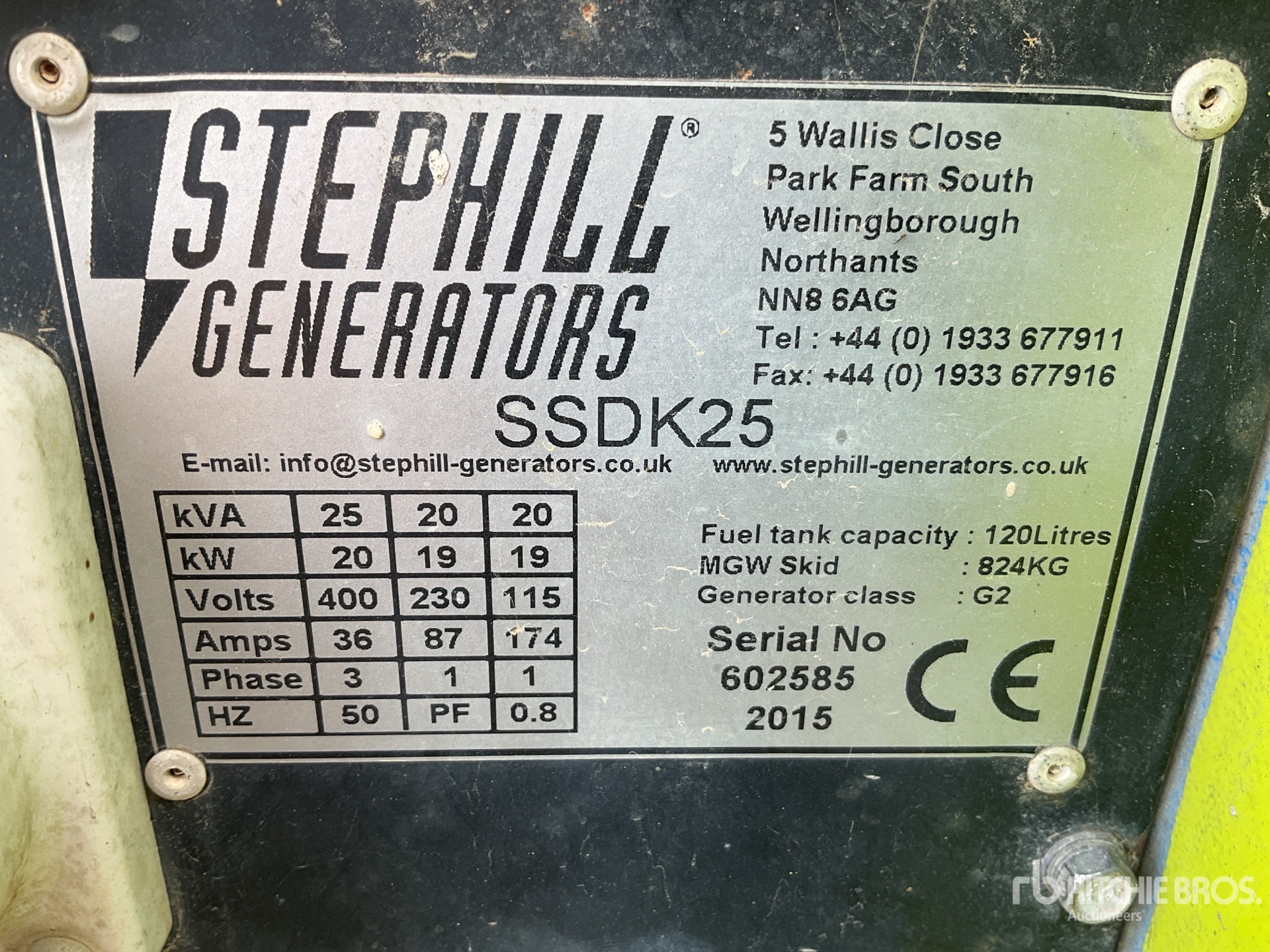 2015 Stephill SSDK25