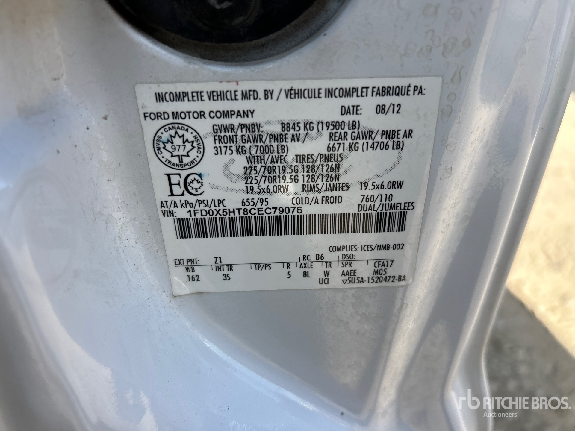 2012 Ford F-550