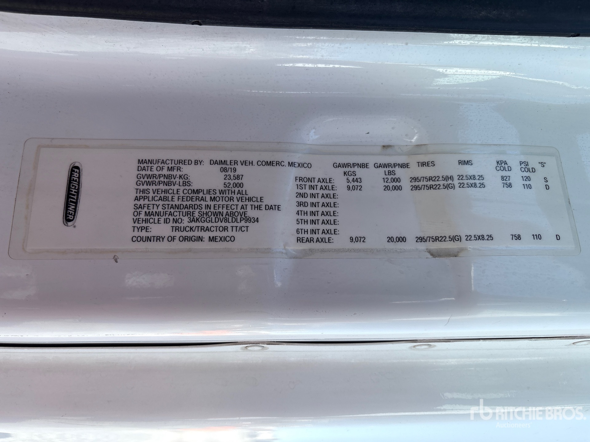 2020 Freightliner CASCADIA 125