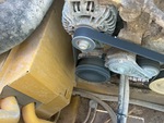 Motor with A/C Compressor