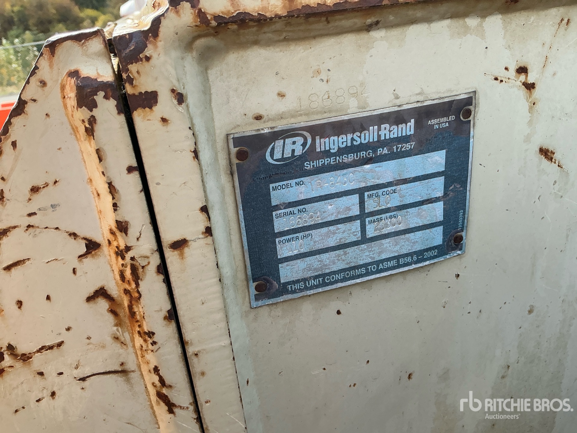 1991 Ingersoll Rand VR843C