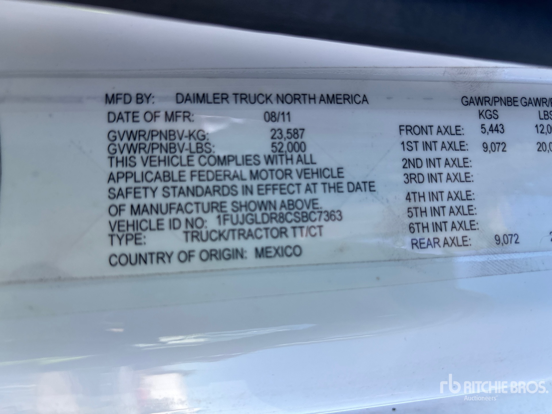 2012 Freightliner M2 106