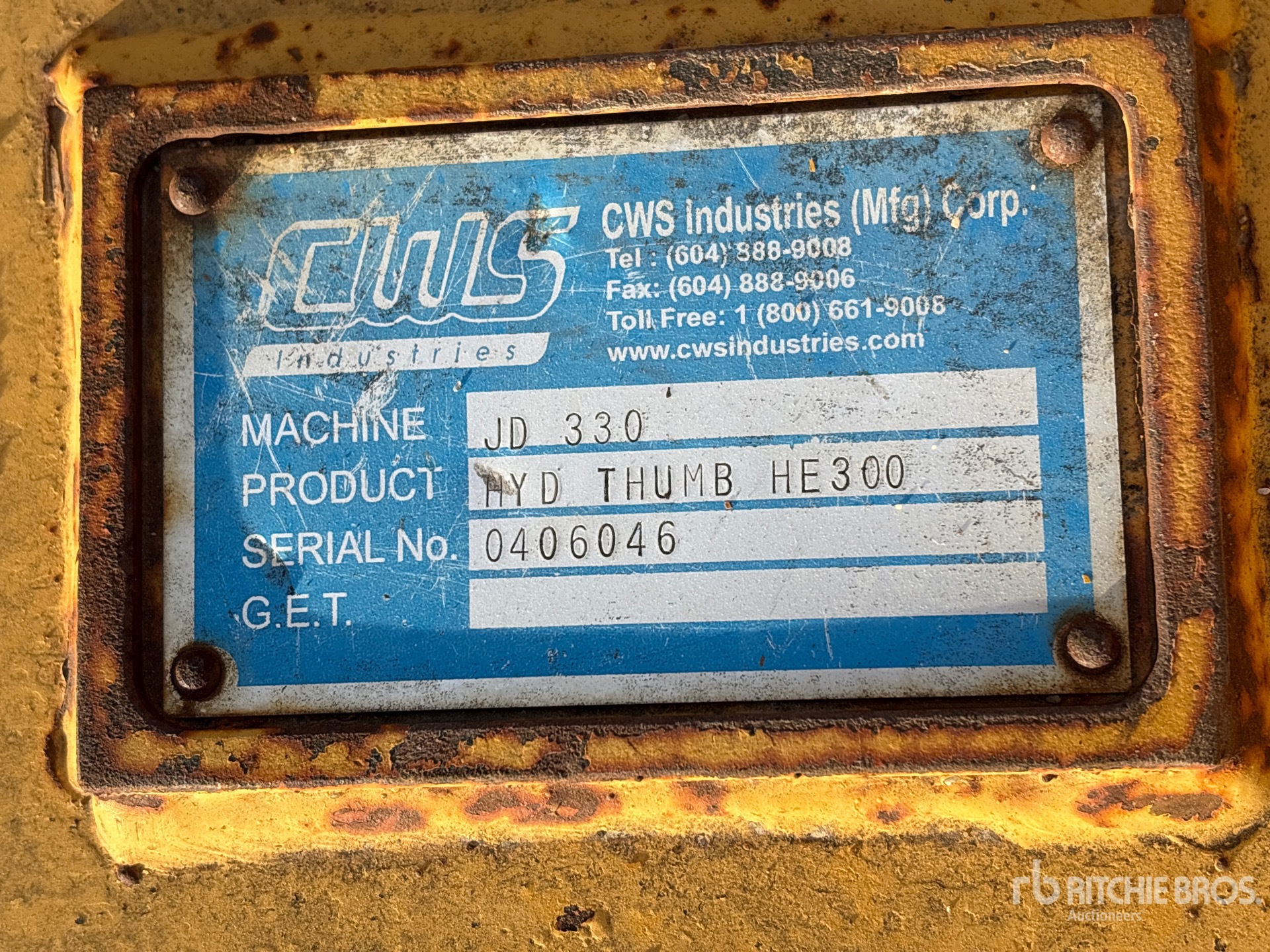 CWS - FITS JOHN DEERE 330