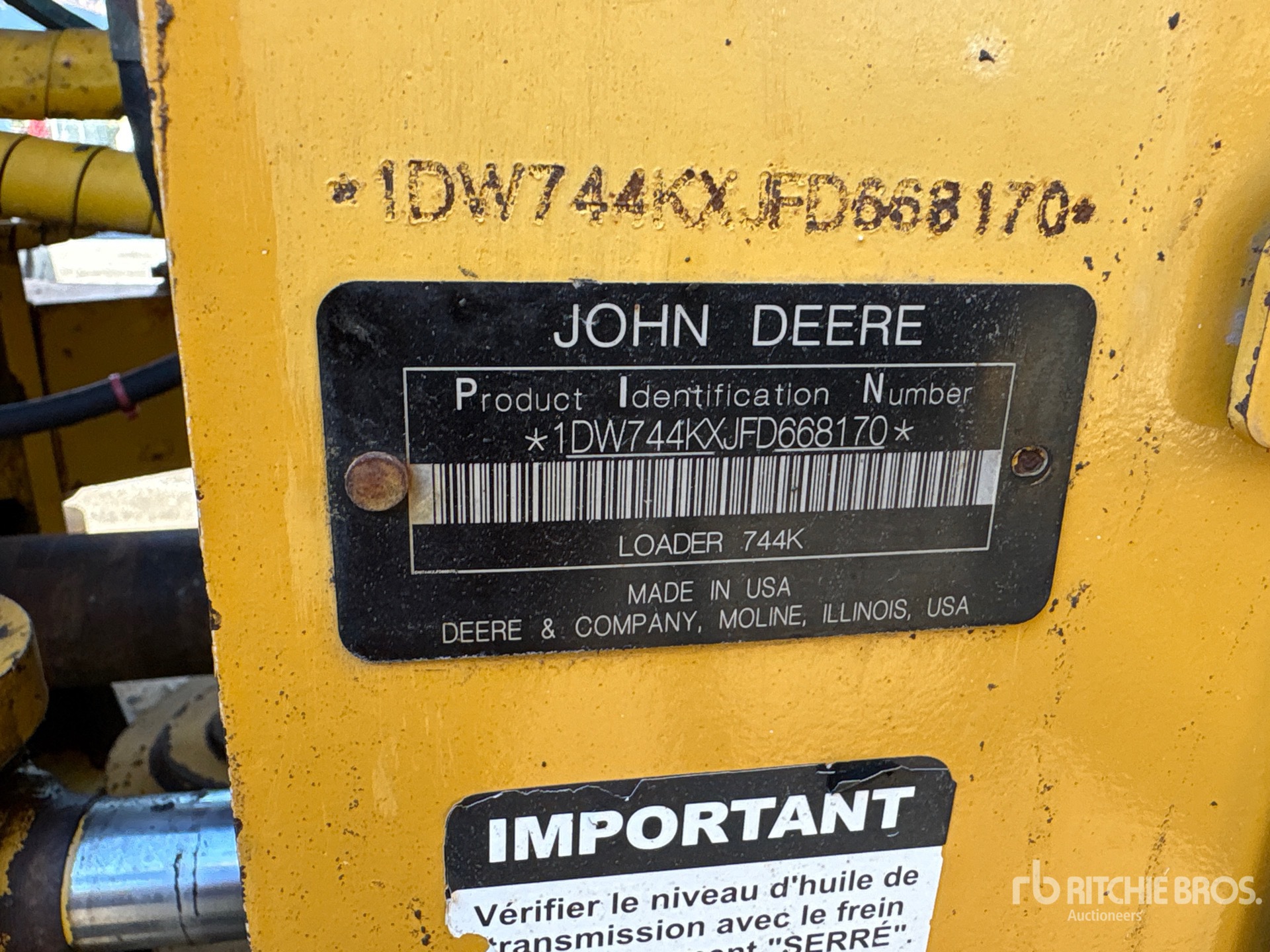 2015 John Deere 744K