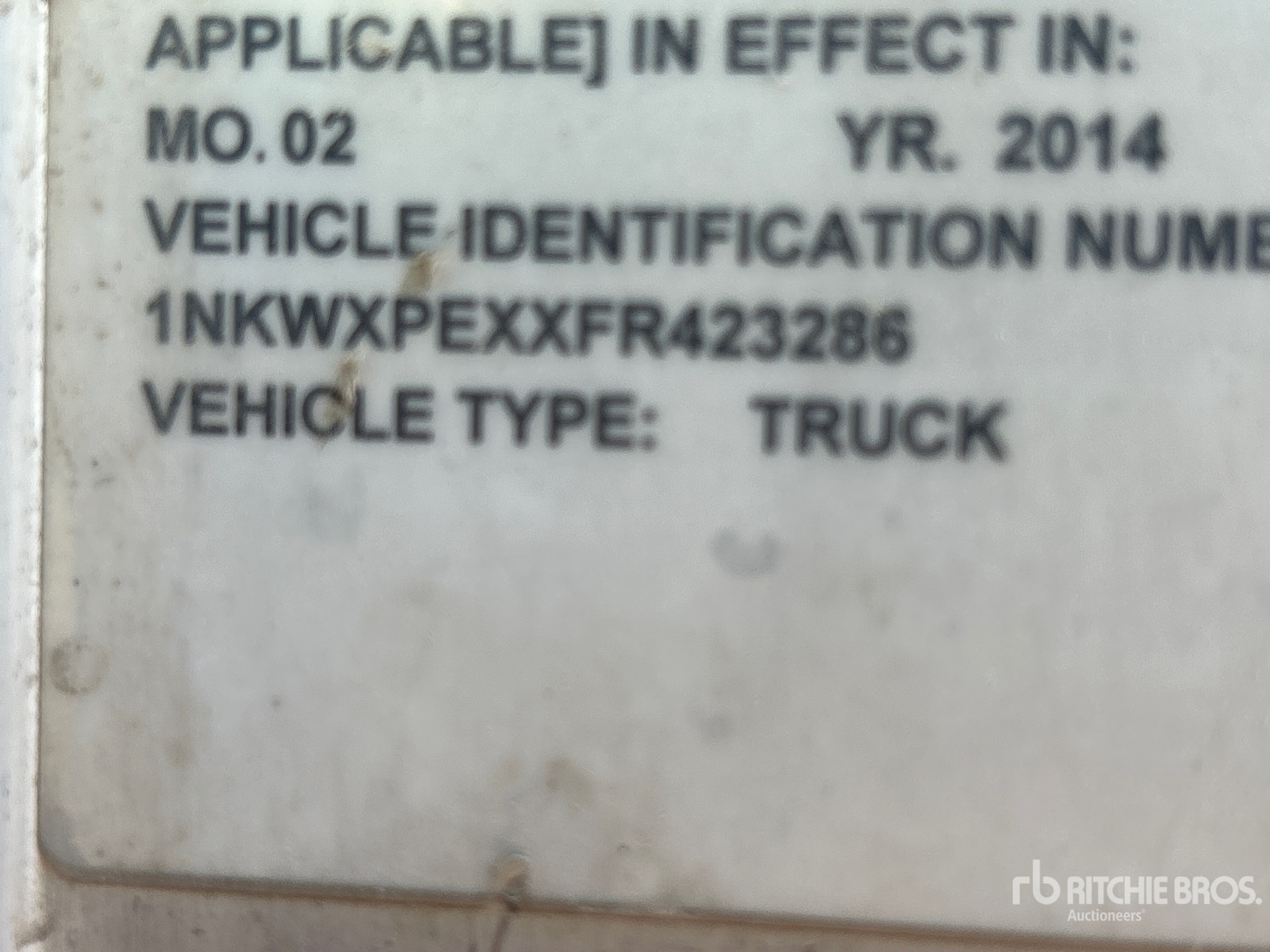 2015 Kenworth W900