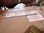 Engine with Emission Label