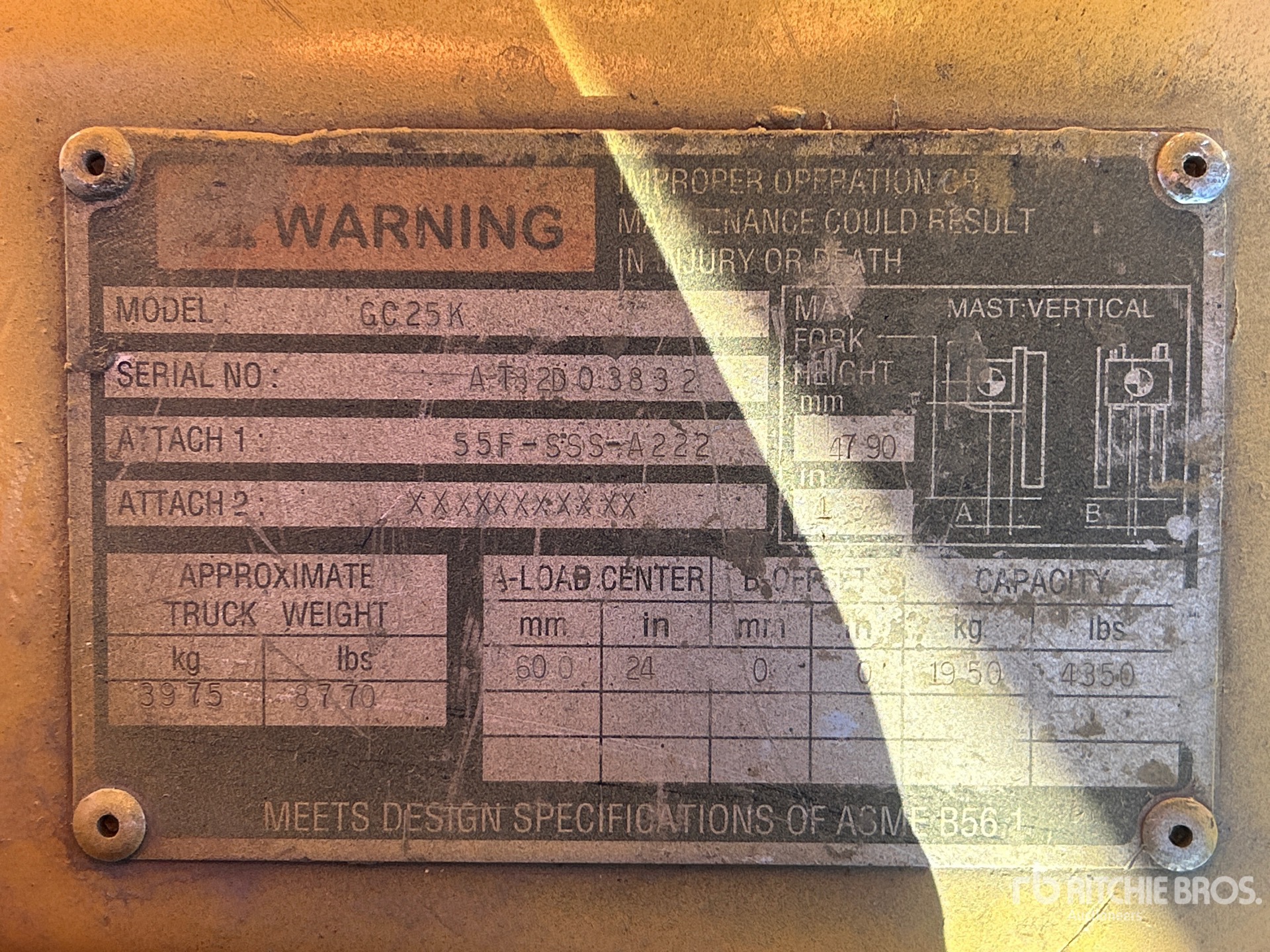 2003 Caterpillar GC25K