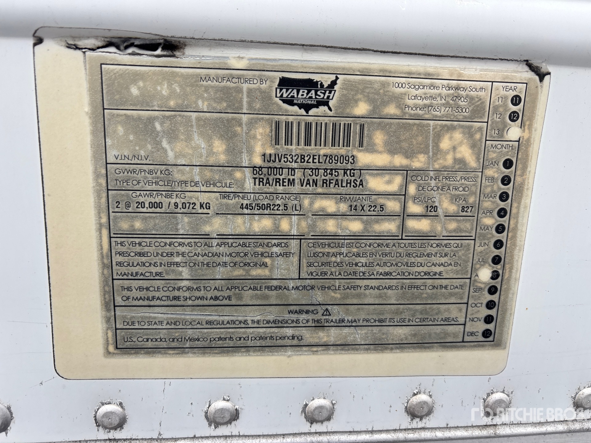 2014 Wabash RFALHSA