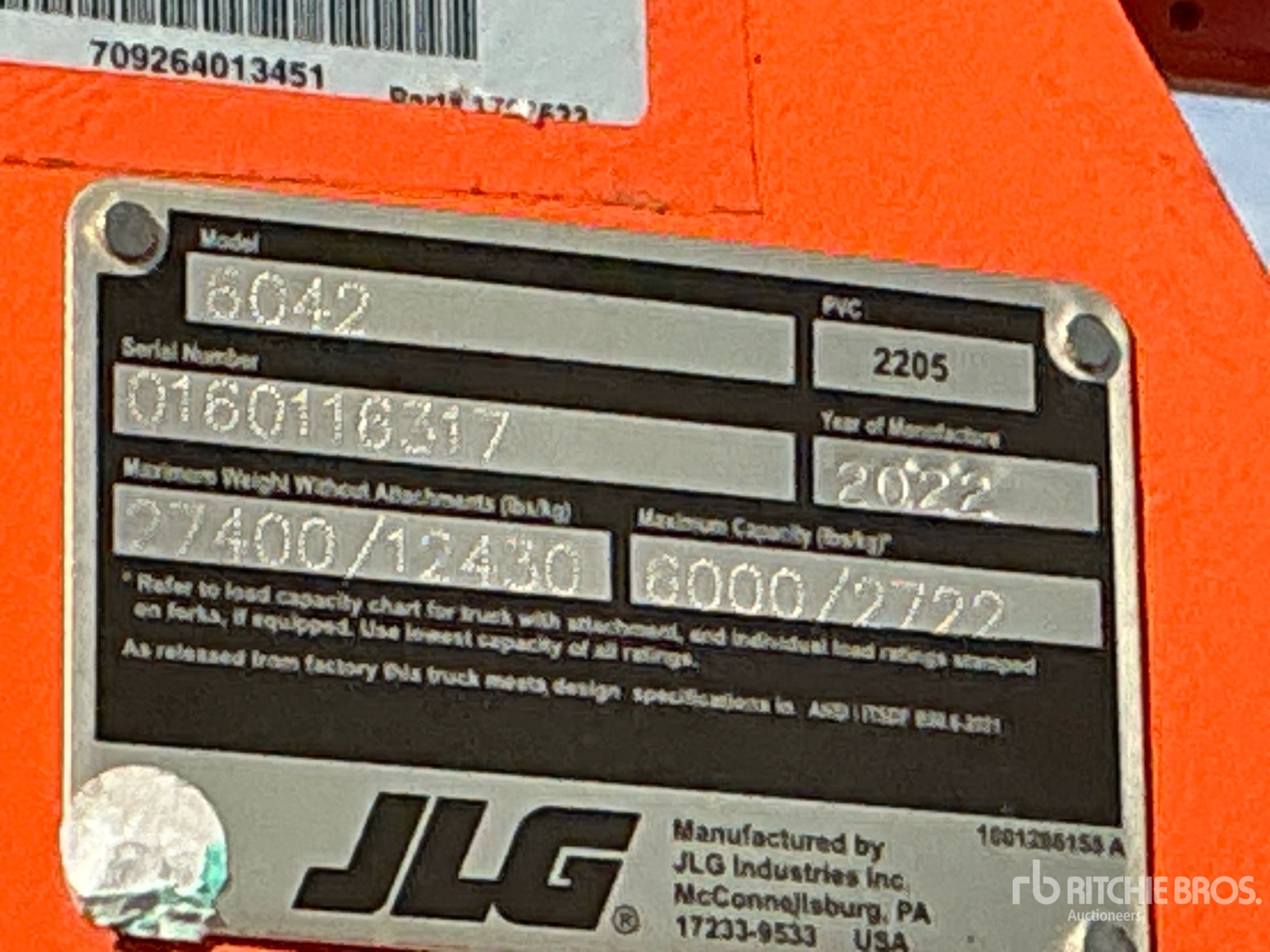 2022 JLG 6042