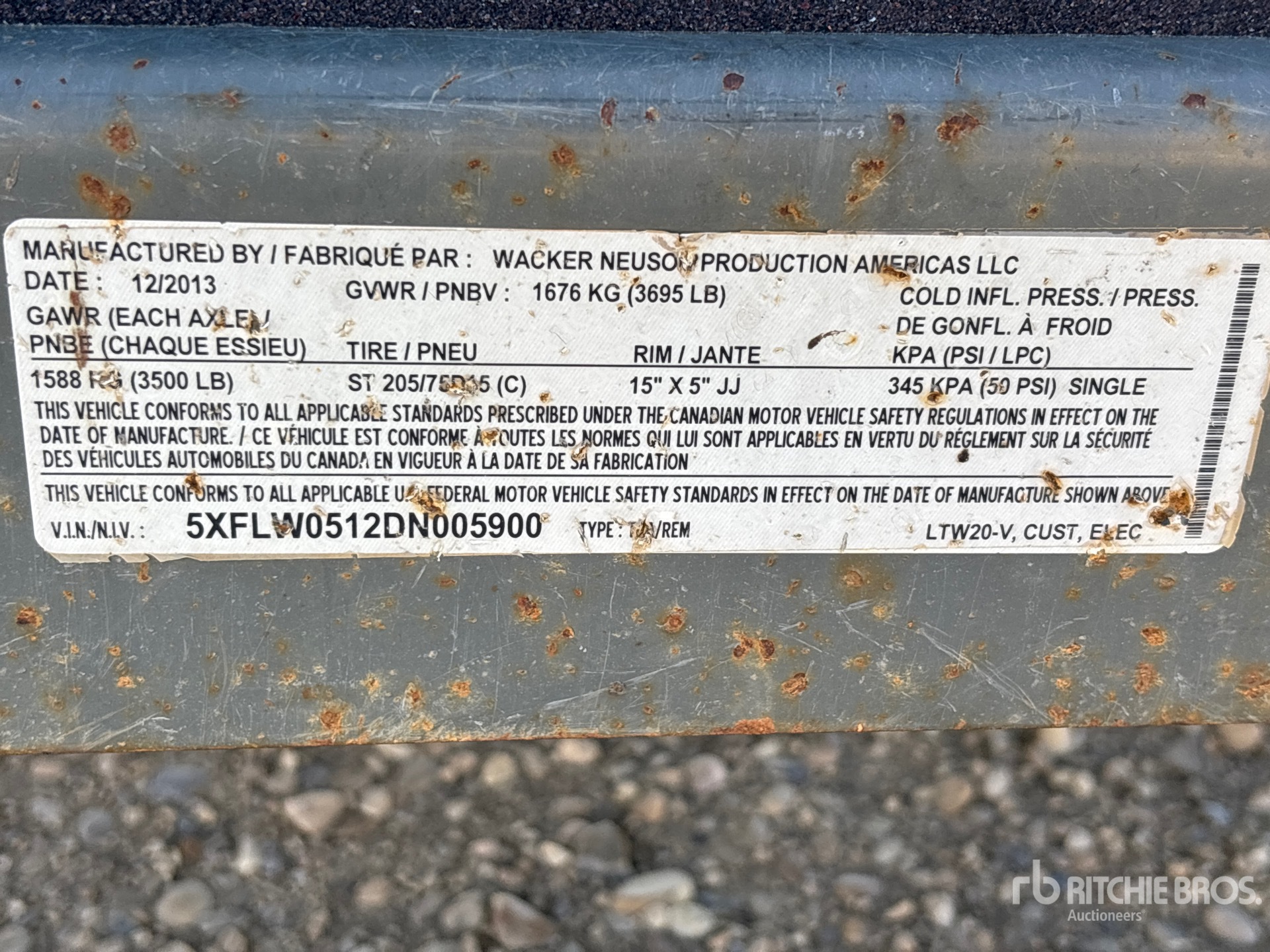 2013 Wacker Neuson LTW20