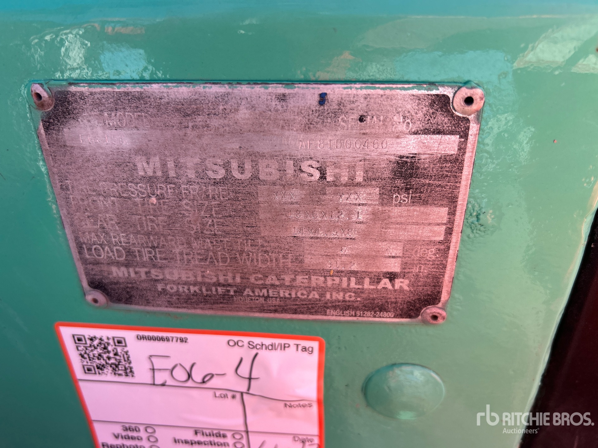 2002 Mitsubishi FGC15K
