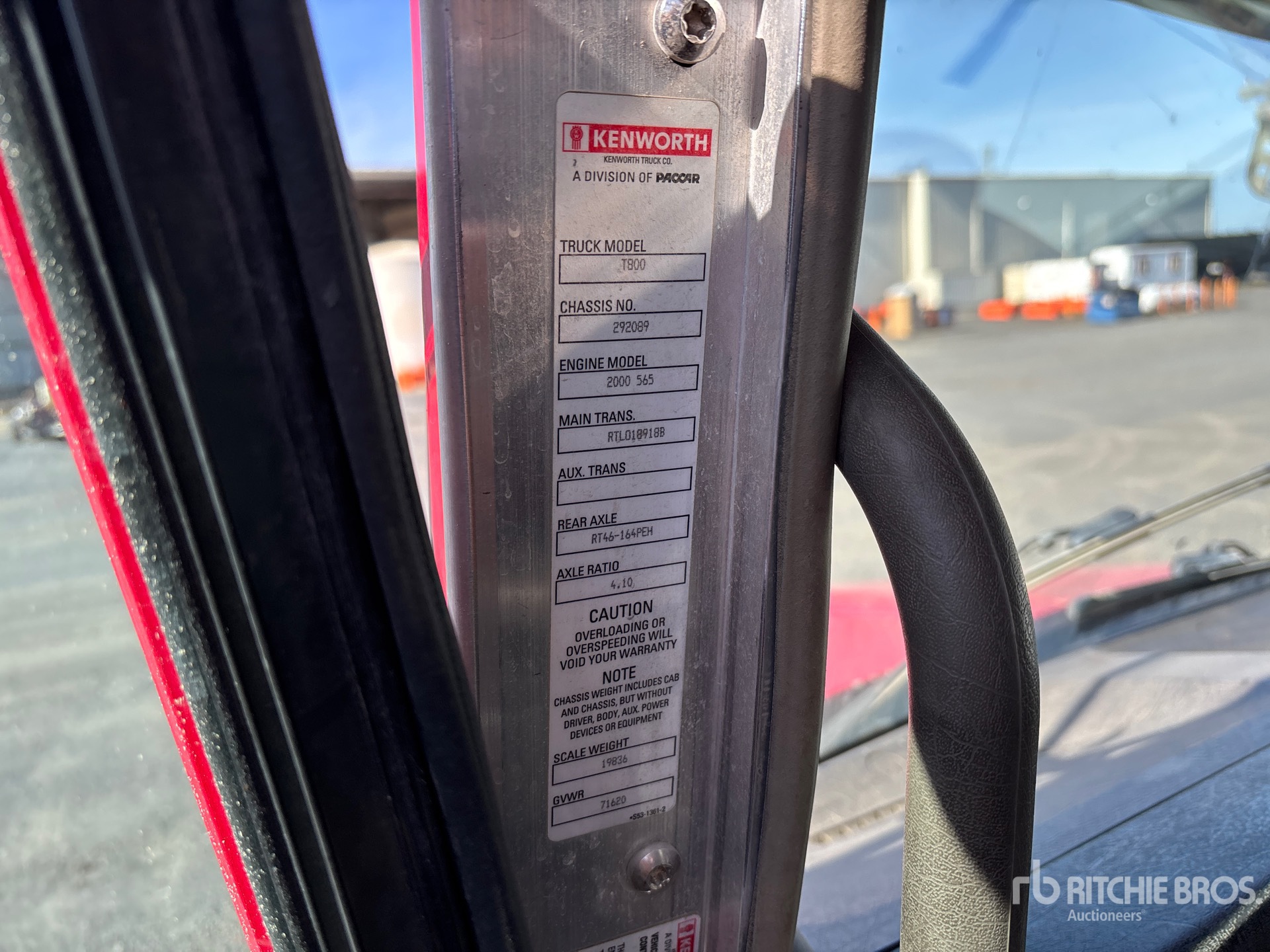 2019 Kenworth T800