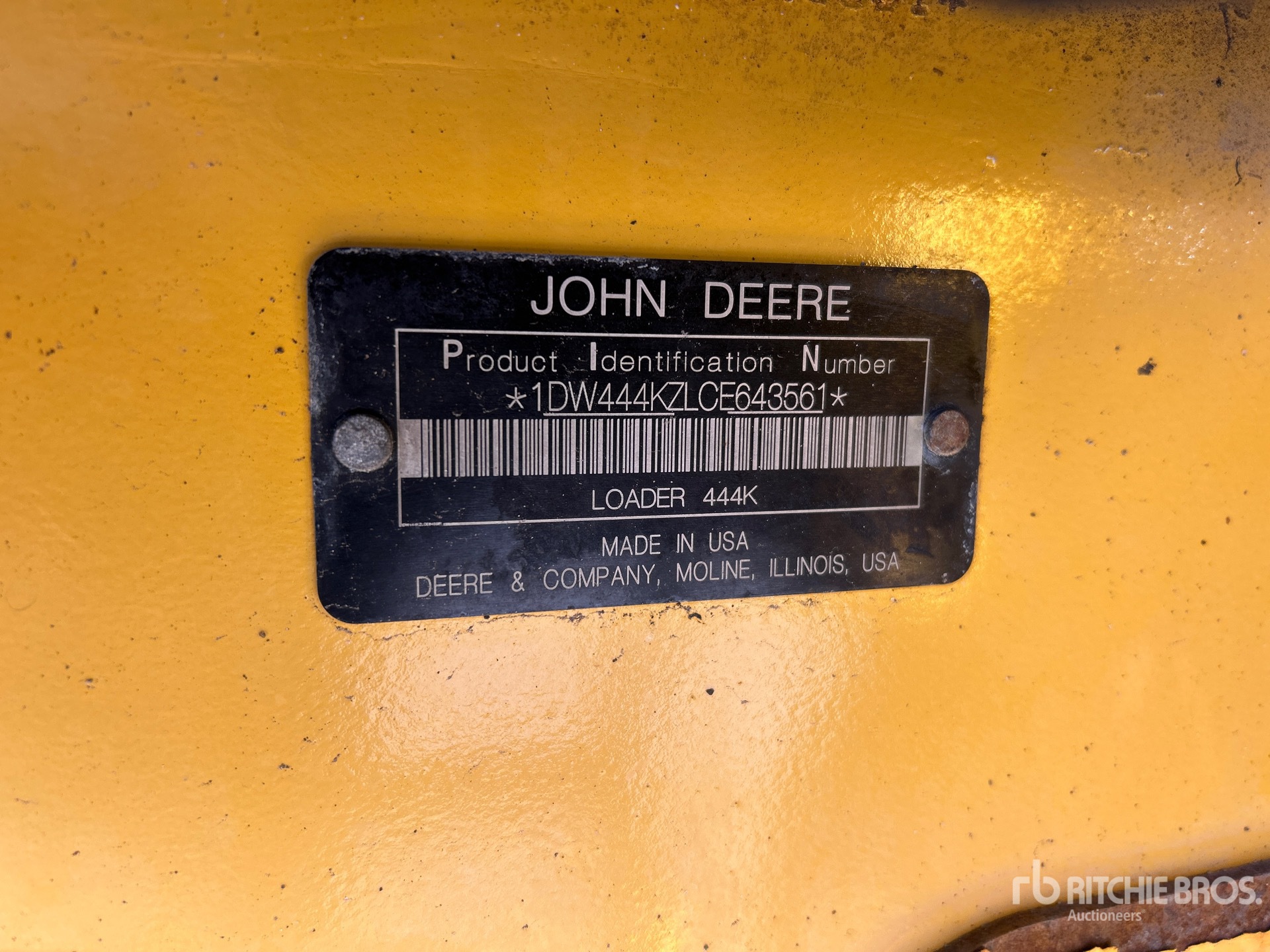 2012 John Deere 444K