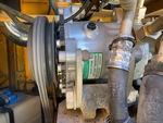 Engine with A/C Compressor