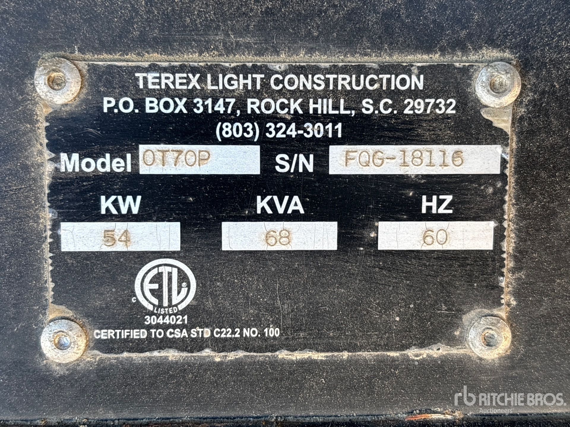 2006 Terex 0T70P