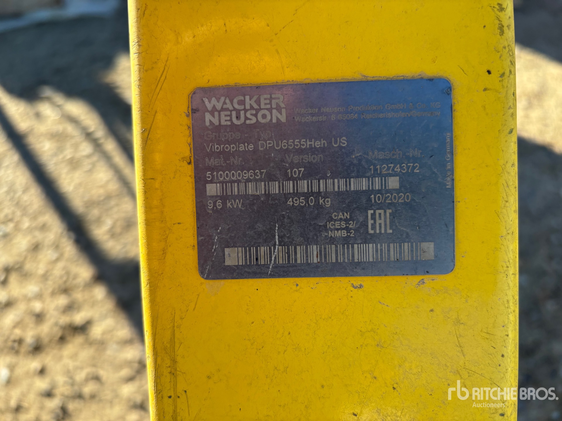 2020 Wacker Neuson DPU6555HEH