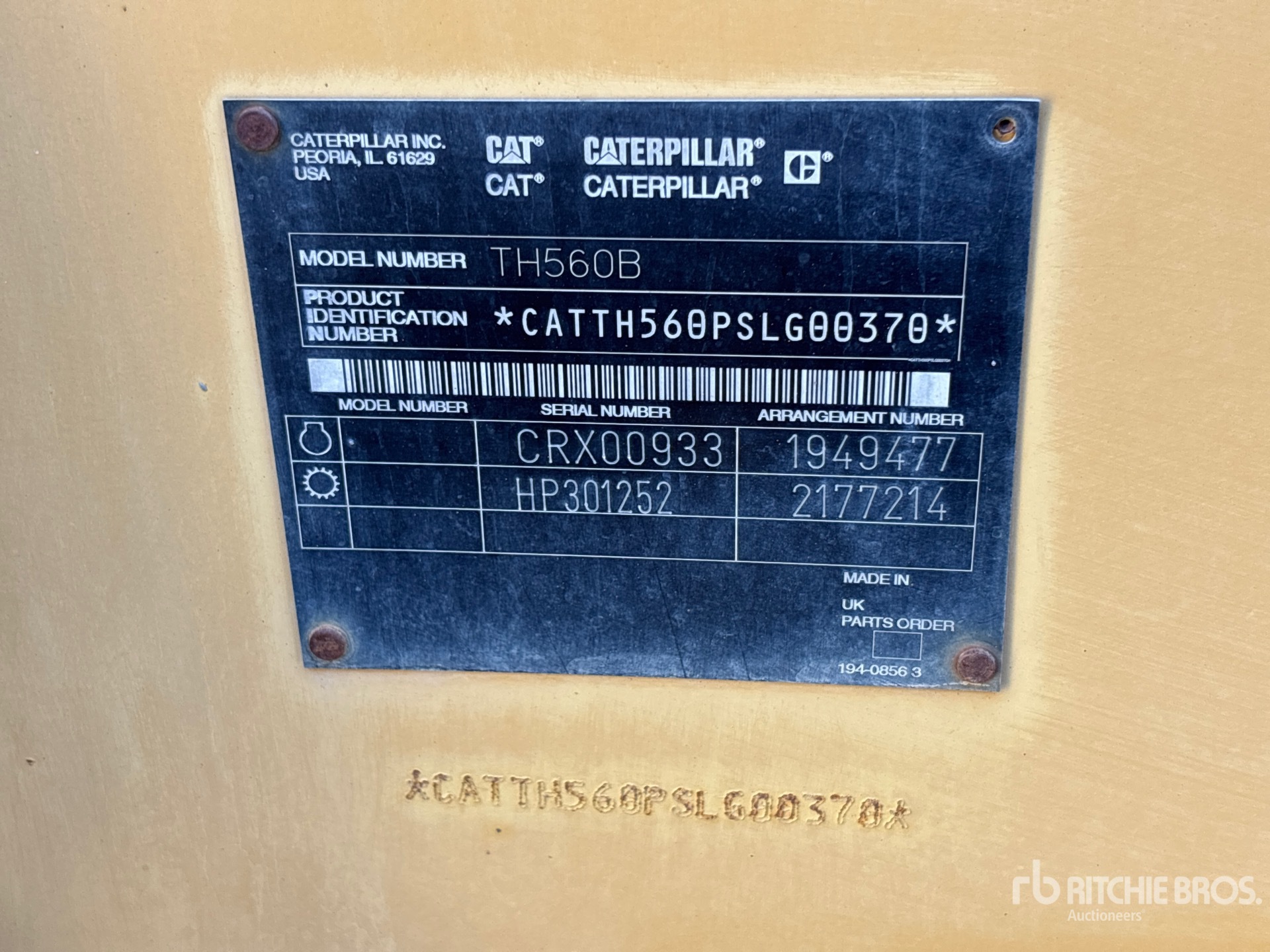2004 Caterpillar TH560B