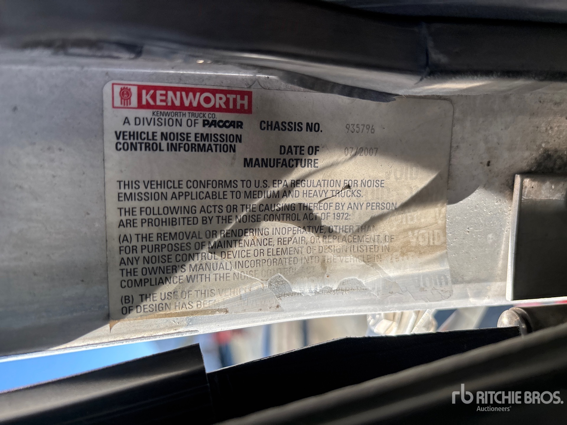 2008 Kenworth T800