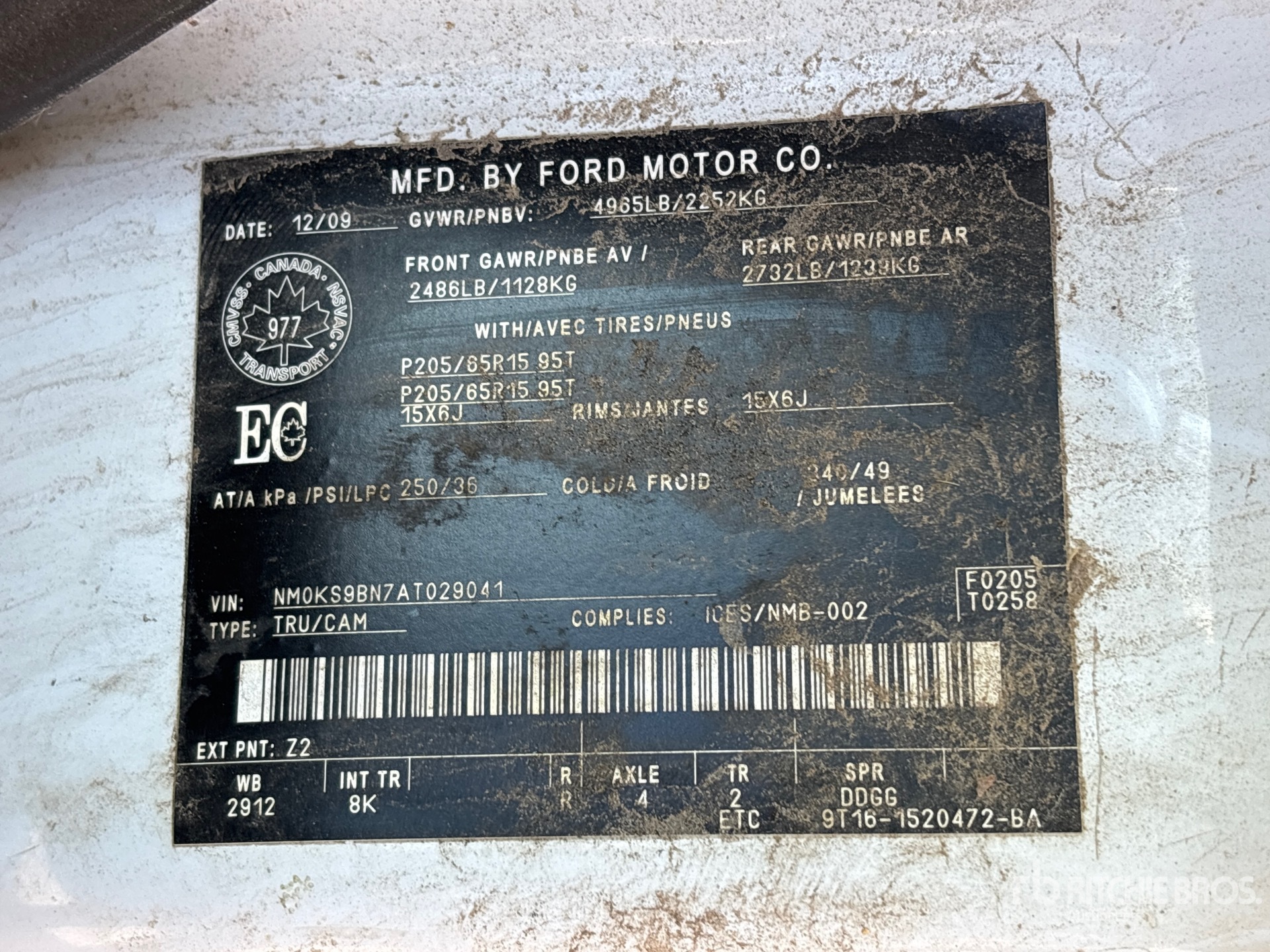 2010 Ford TRANSIT CONNECT