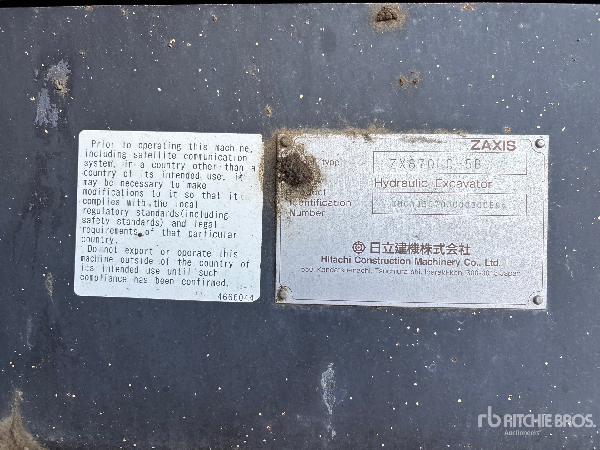 2014 Hitachi ZX870LC-5B