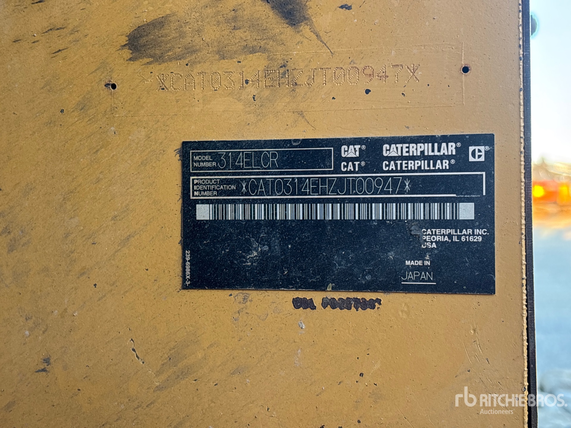 2014 Caterpillar 314E LCR
