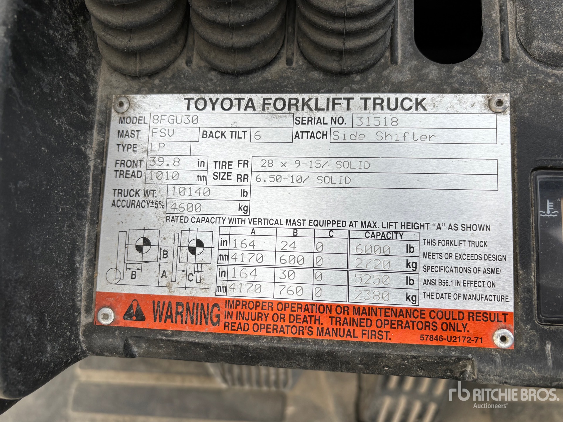 2011 Toyota 8FGU30