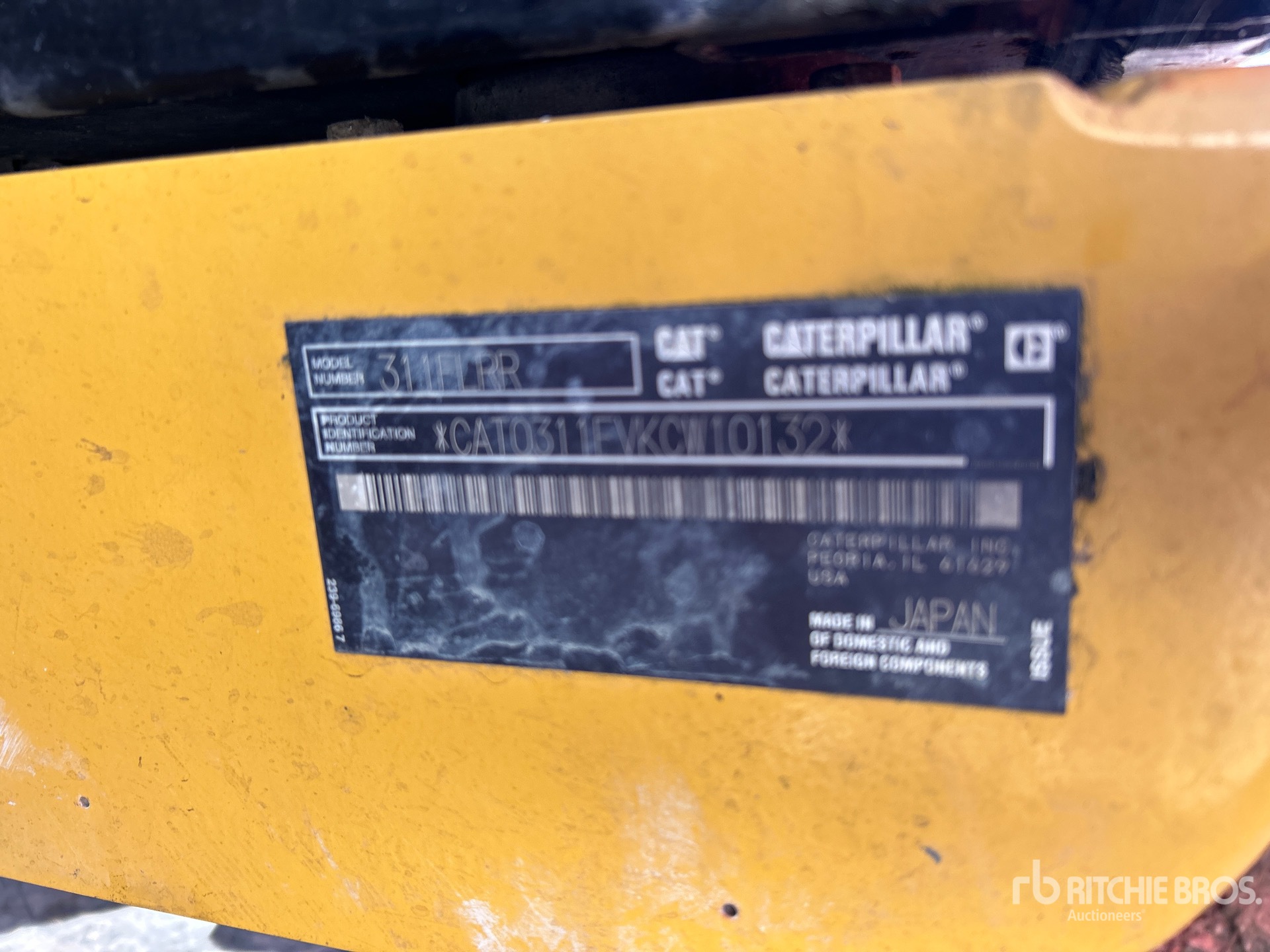 2018 Caterpillar 311FL RR