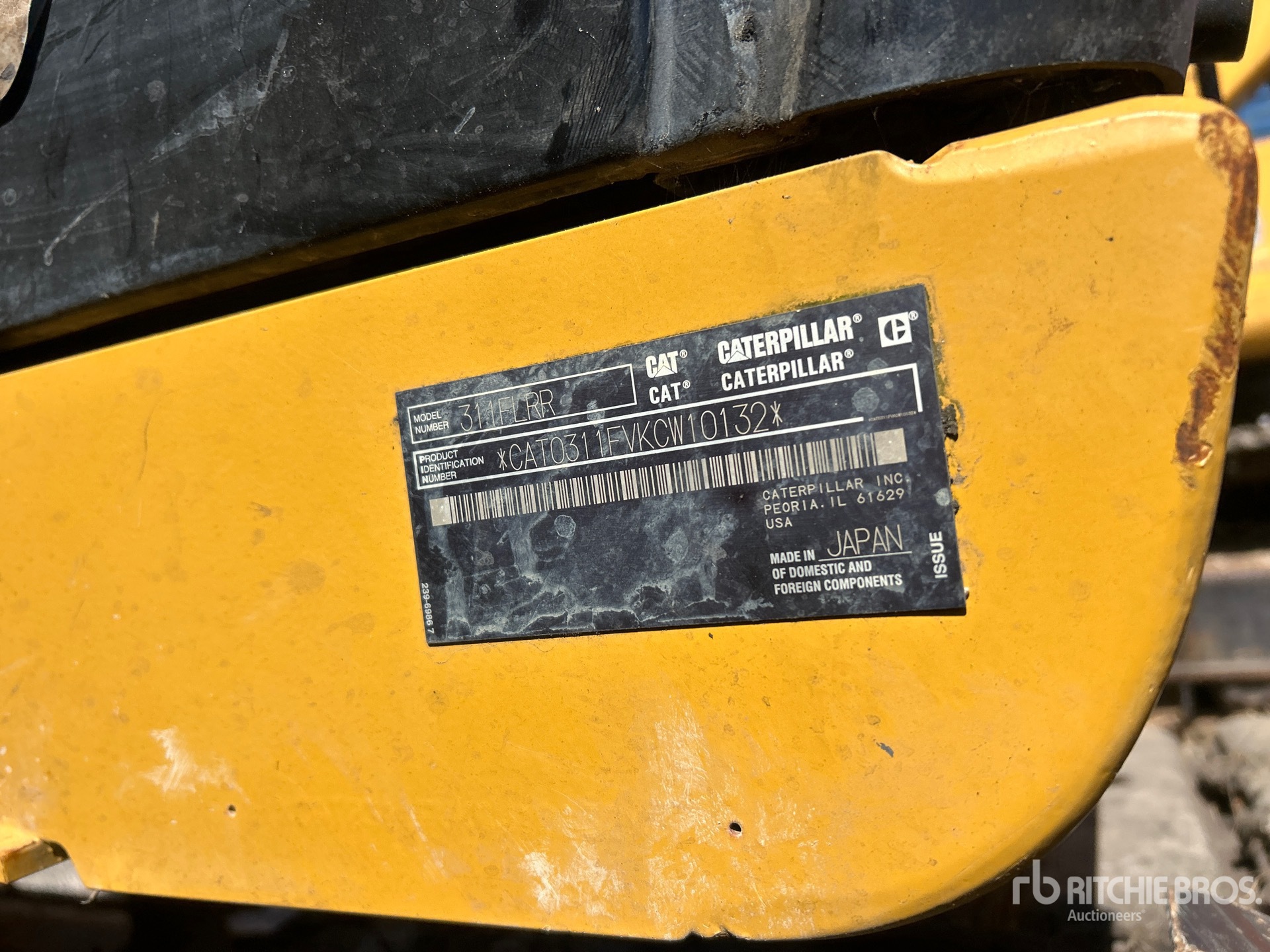 2018 Caterpillar 311FL RR
