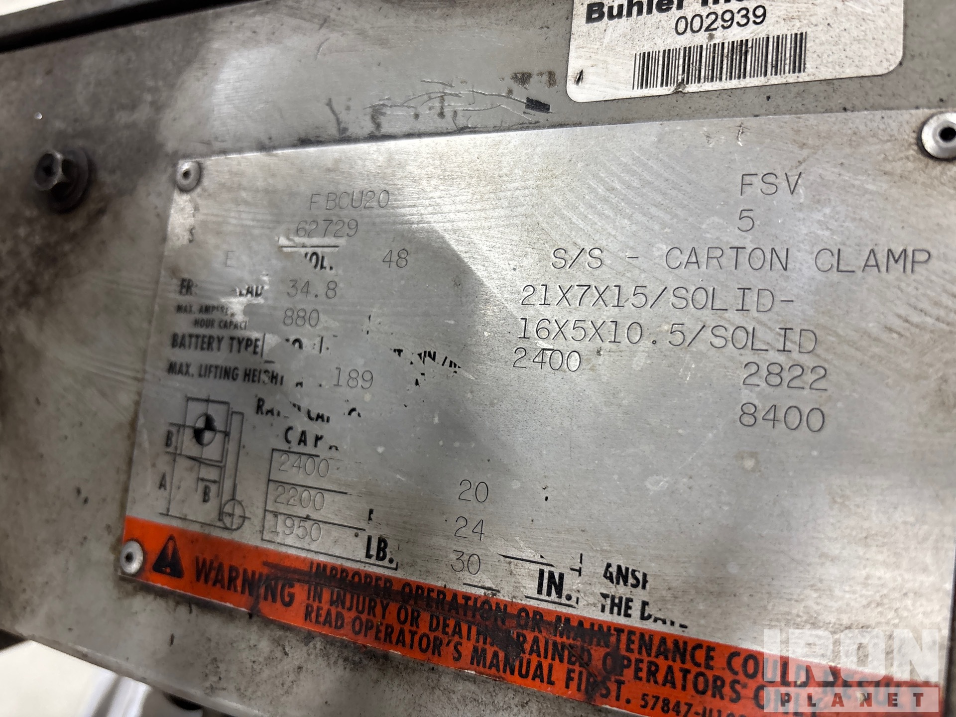 1998 Toyota FBCU20