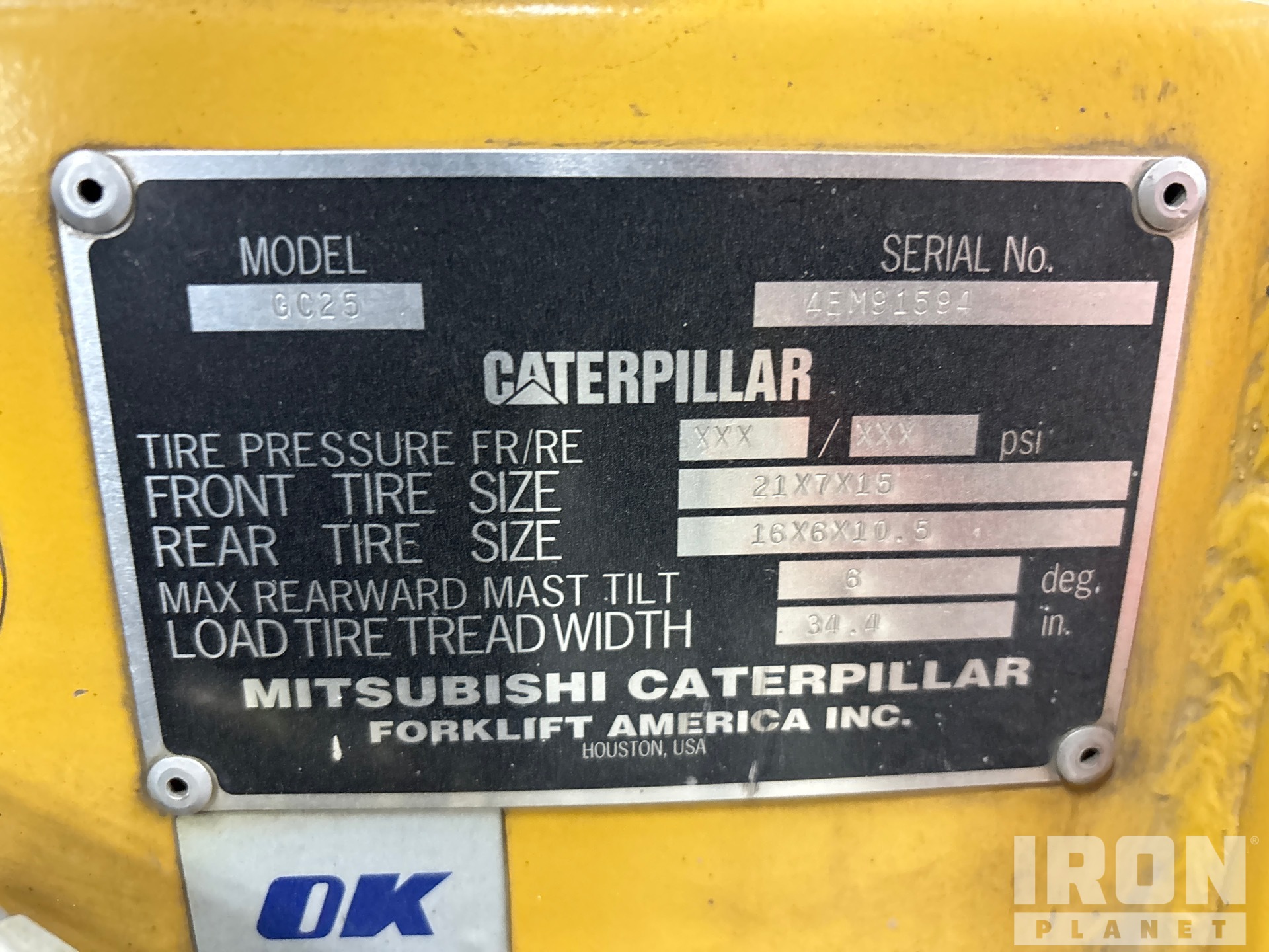 1997 Caterpillar GC25