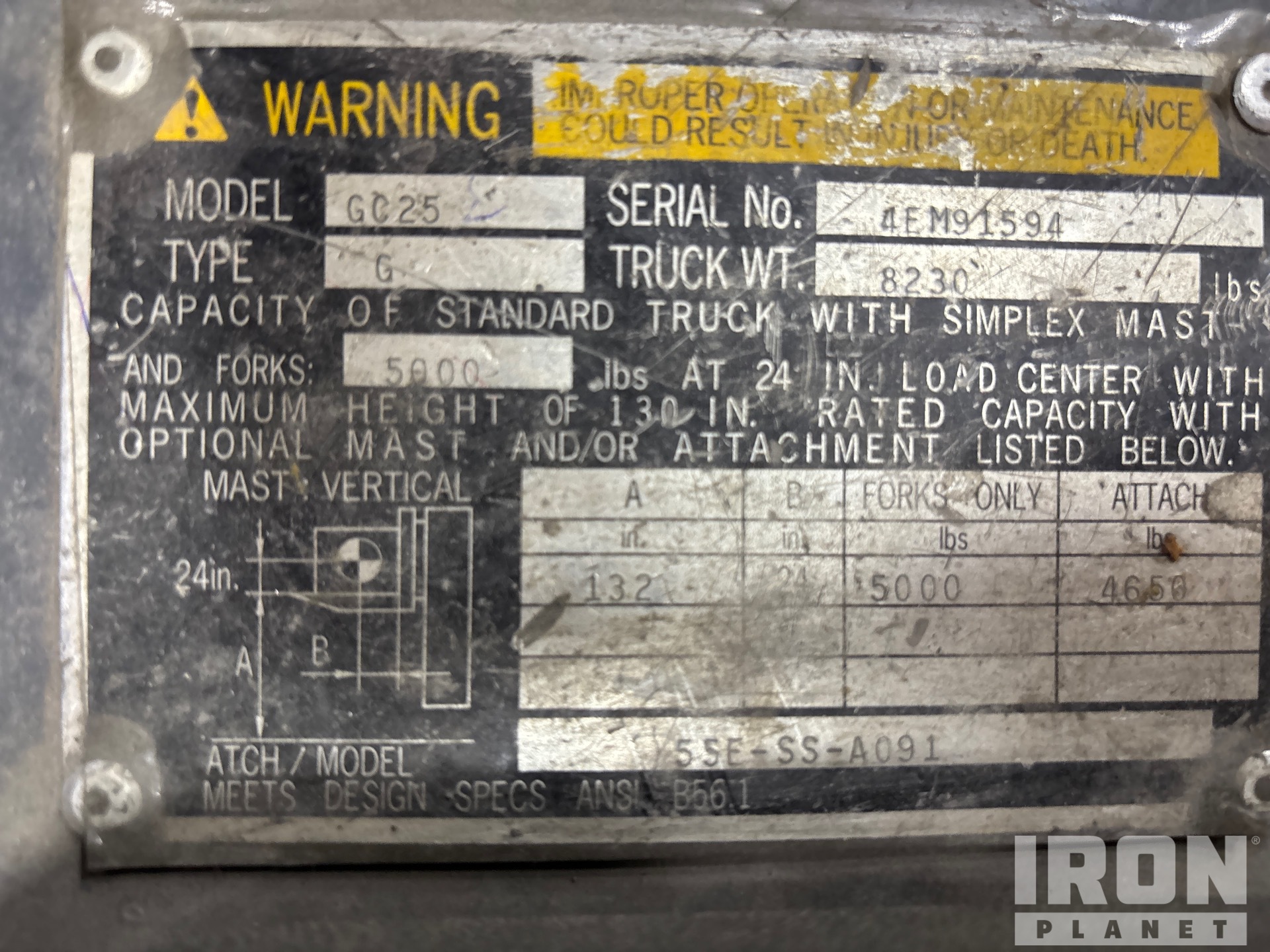 1997 Caterpillar GC25