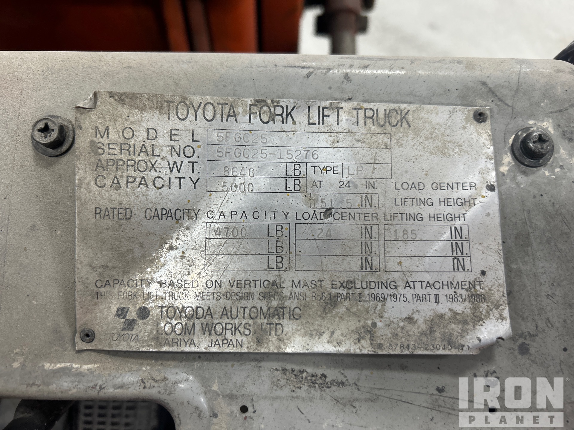 1990 Toyota 5FGC25