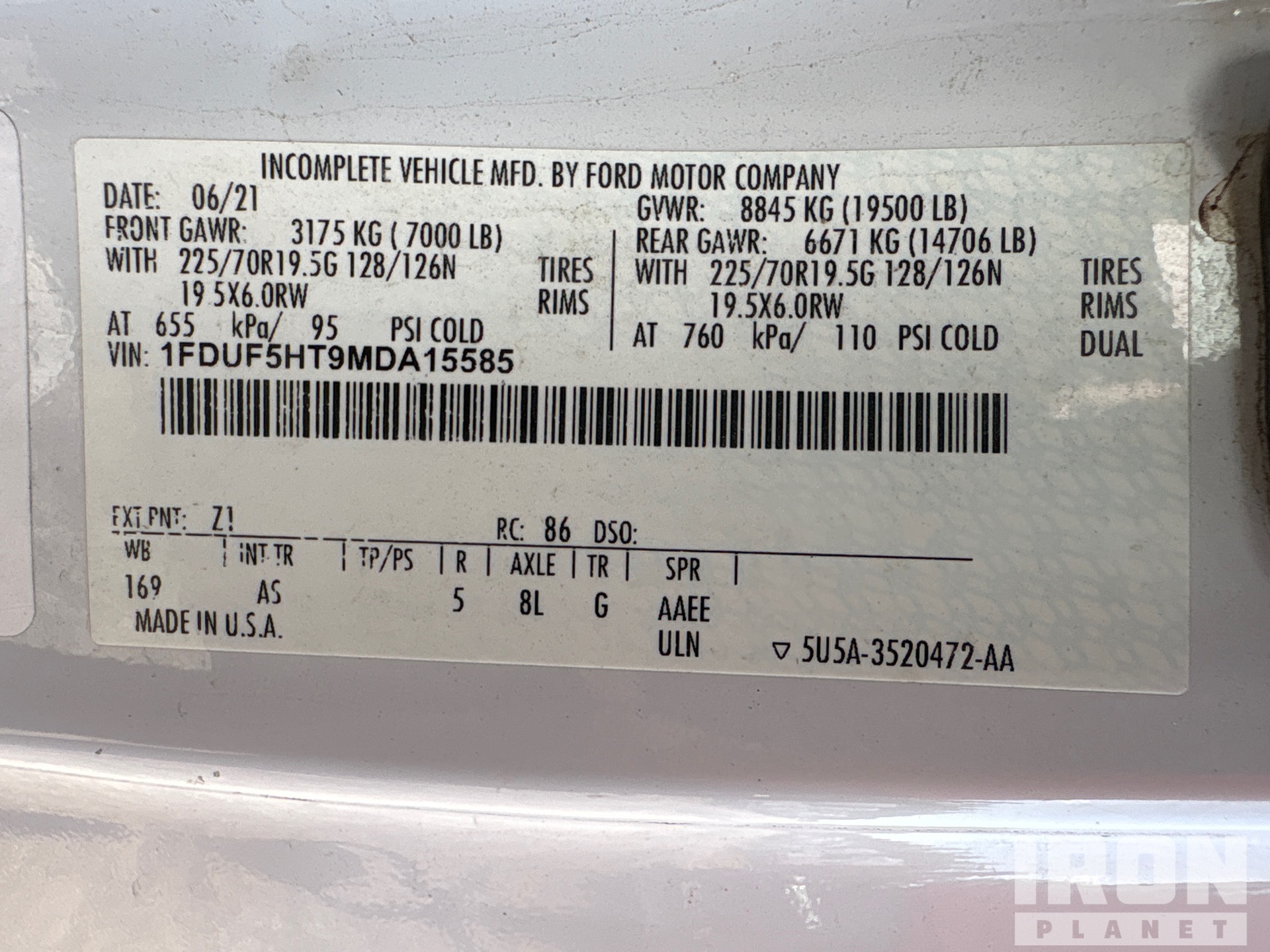 2021 Ford F-550