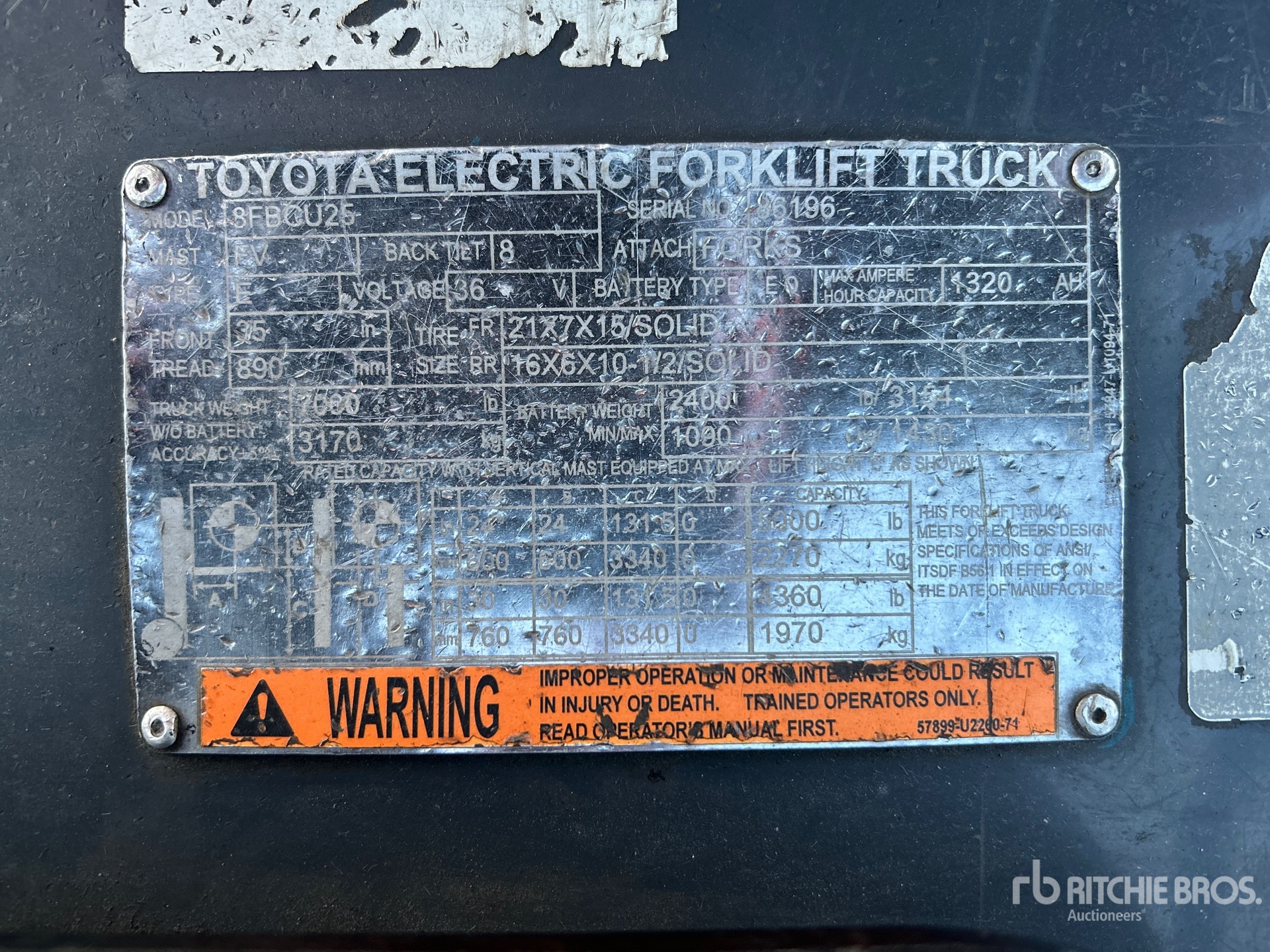 2021 Toyota 8FBCU25