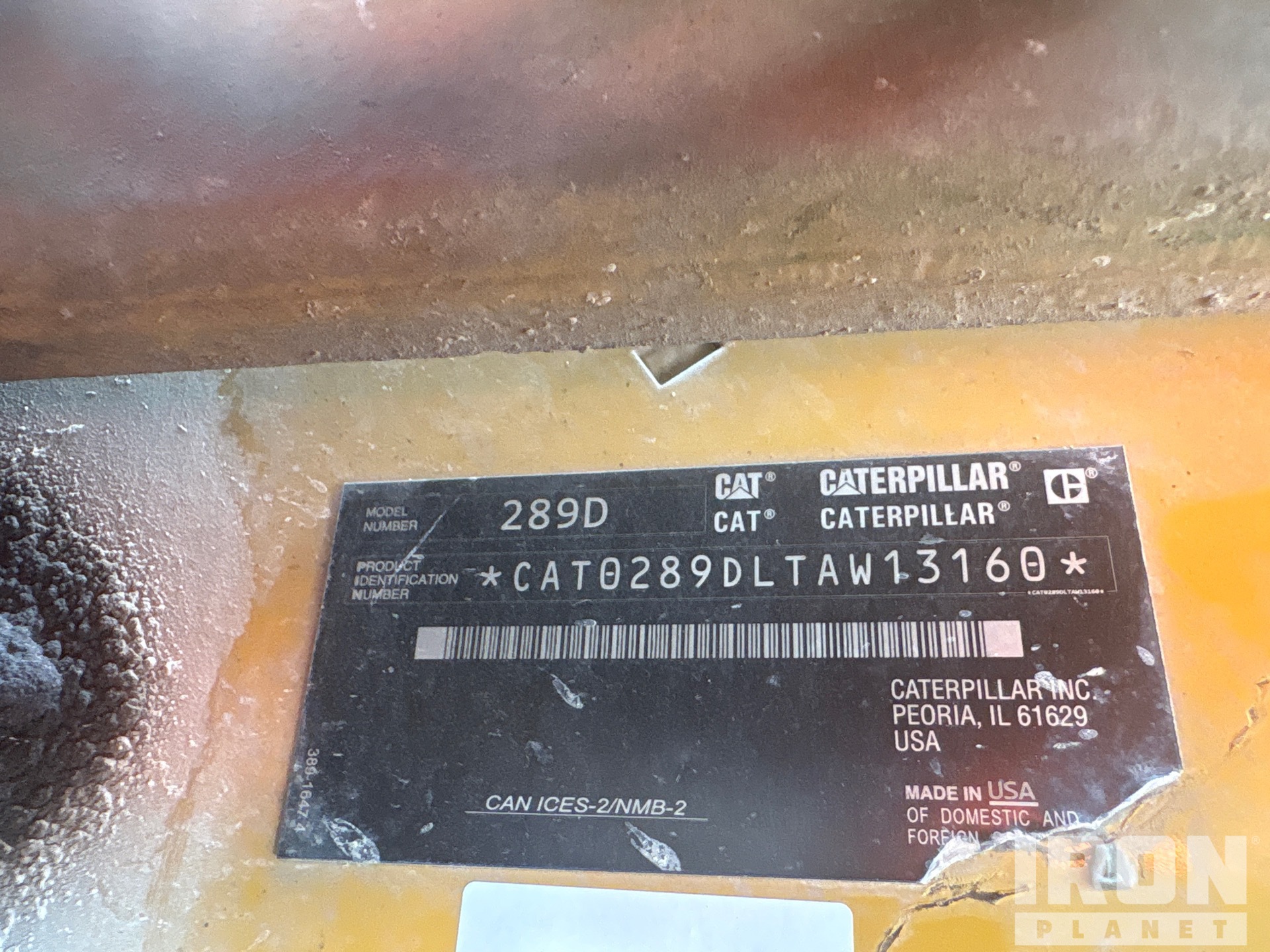 2019 Caterpillar 289D