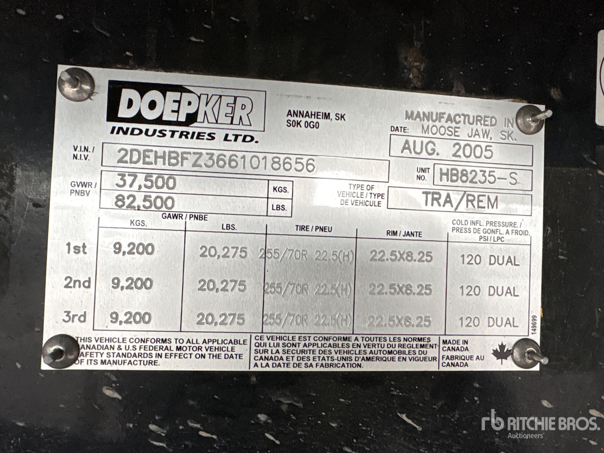 2006 Doepker 53 ft Tri/A